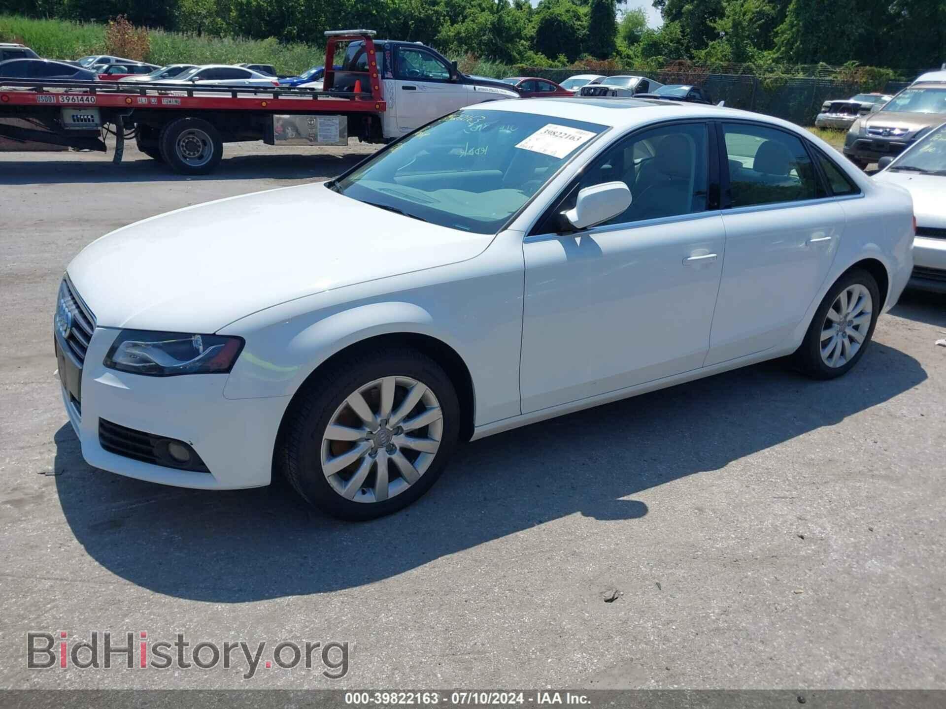 2011 AUDI A4 - VIN: WAUFFAFL1BN045080 - Фото 2