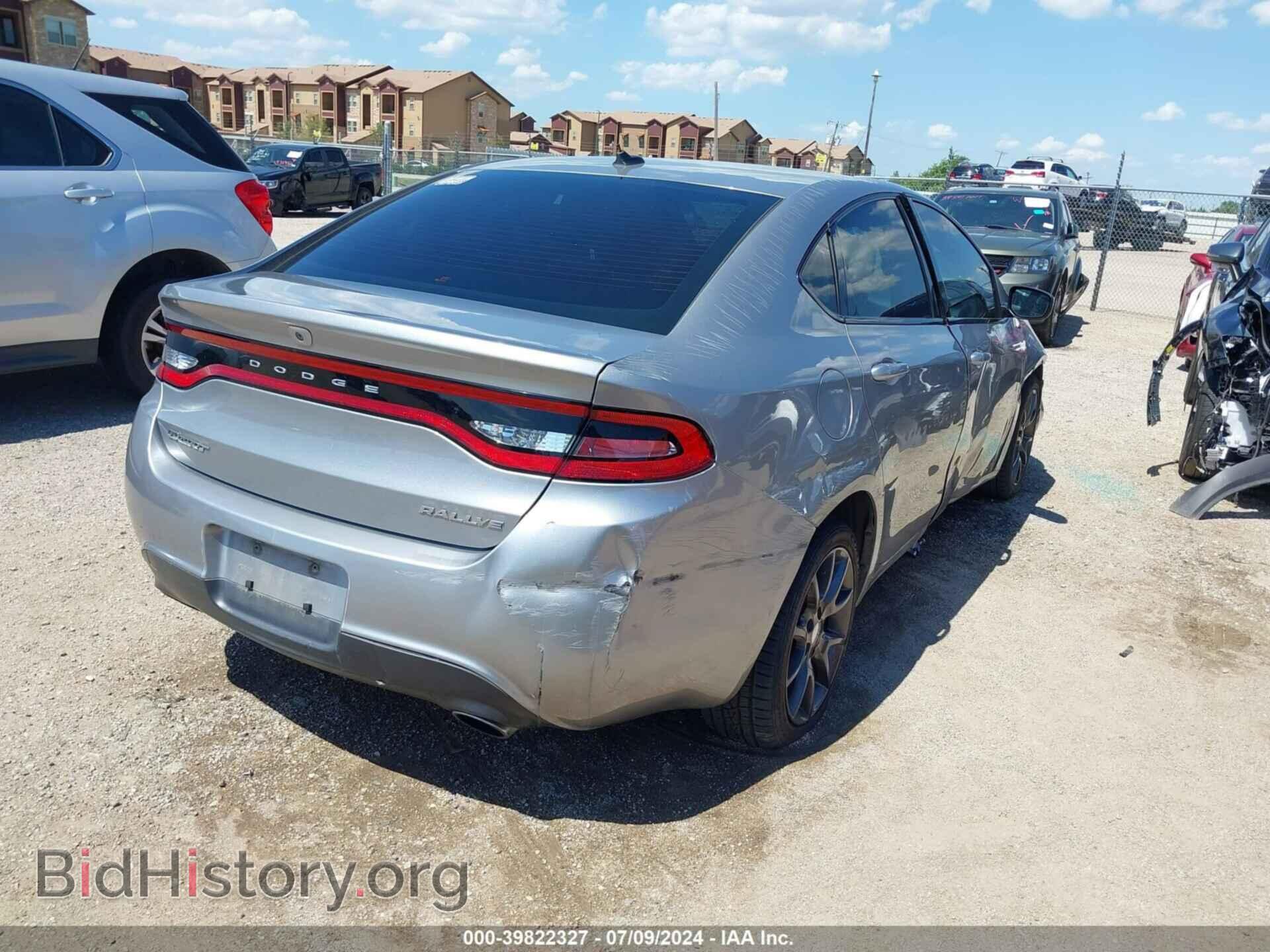 2015 DODGE DART - VIN: 1C3CDFBBXFD311024 - Photo 4