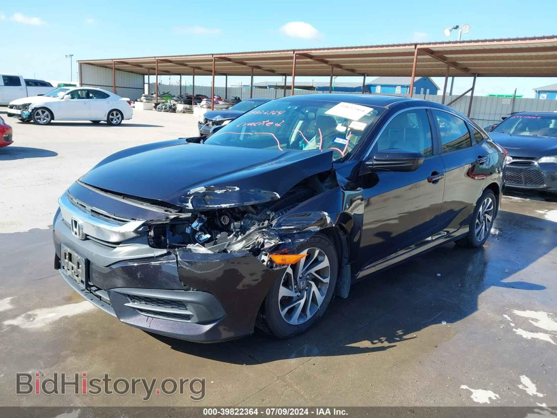 2016 HONDA CIVIC - VIN: 19XFC2F74GE006239 - Photo 2
