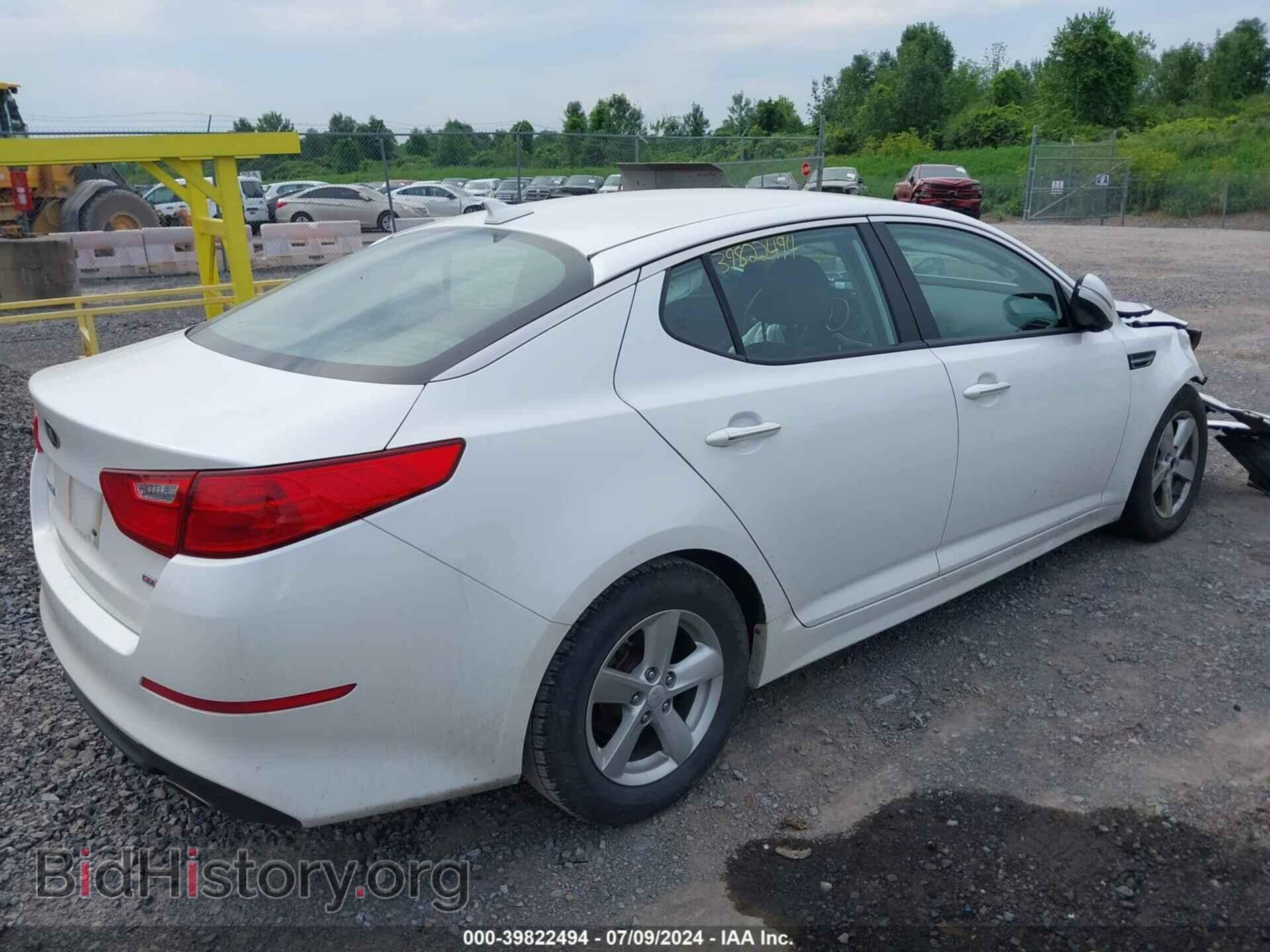 2015 KIA OPTIMA - VIN: KNAGM4A71F5662135 - Фото 4