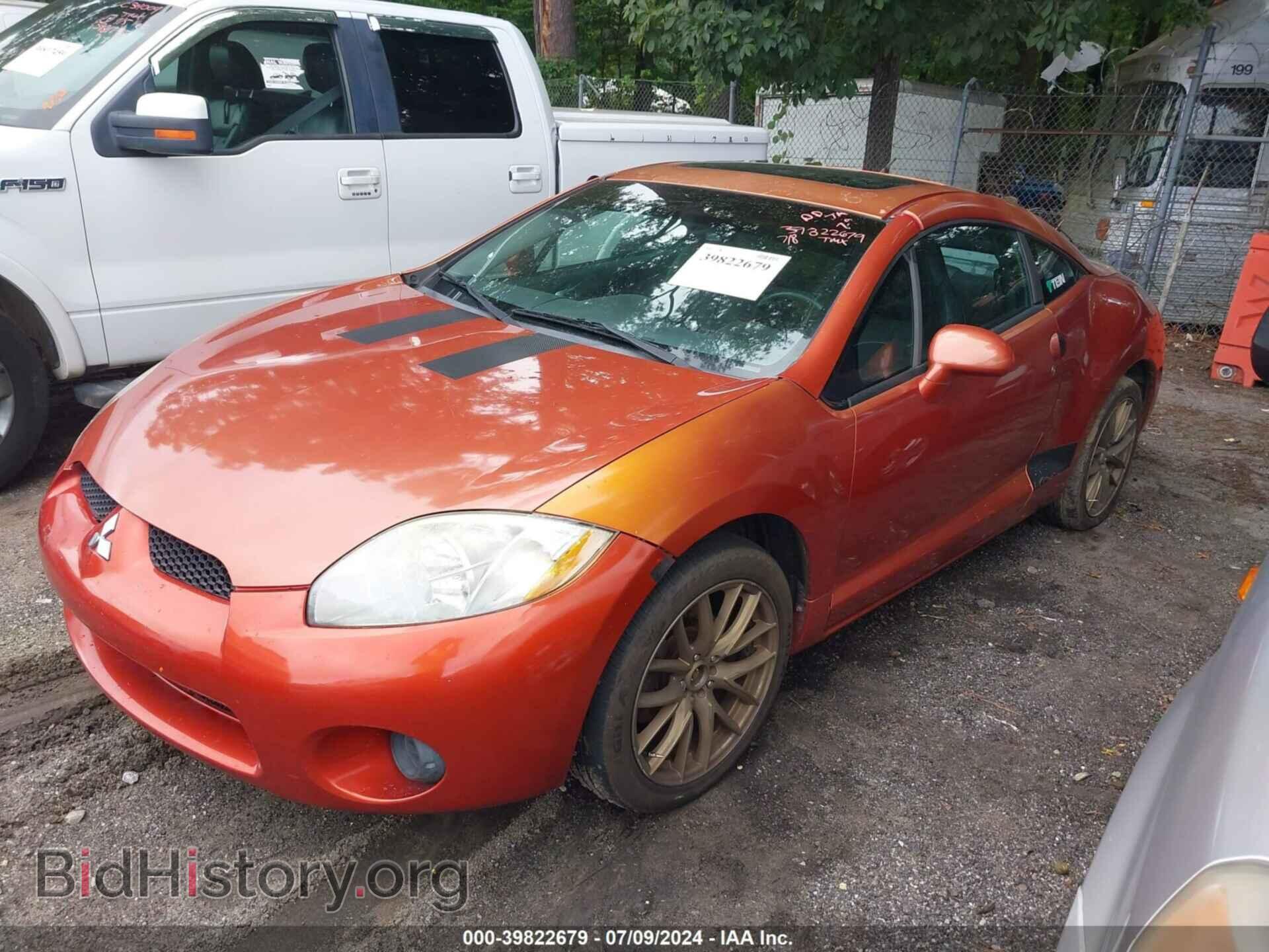2008 MITSUBISHI ECLIPSE - VIN: 4A3AK24F28E007567 - Фото 2