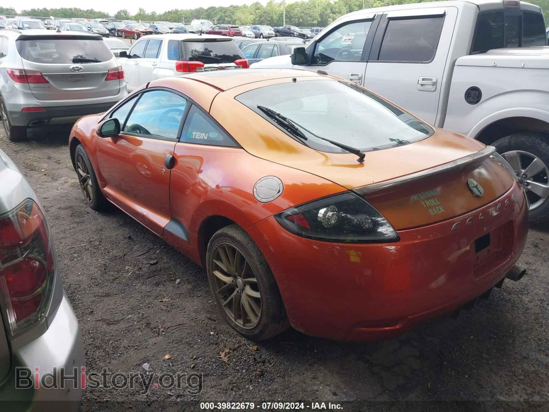 2008 MITSUBISHI ECLIPSE - VIN: 4A3AK24F28E007567 - Фото 3