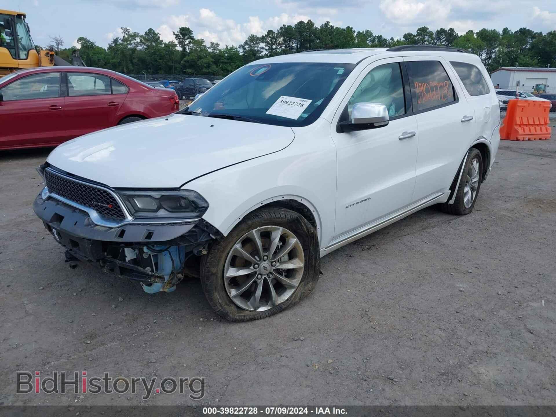 2022 DODGE DURANGO - VIN: 1C4SDJET9NC219079 - Фото 2