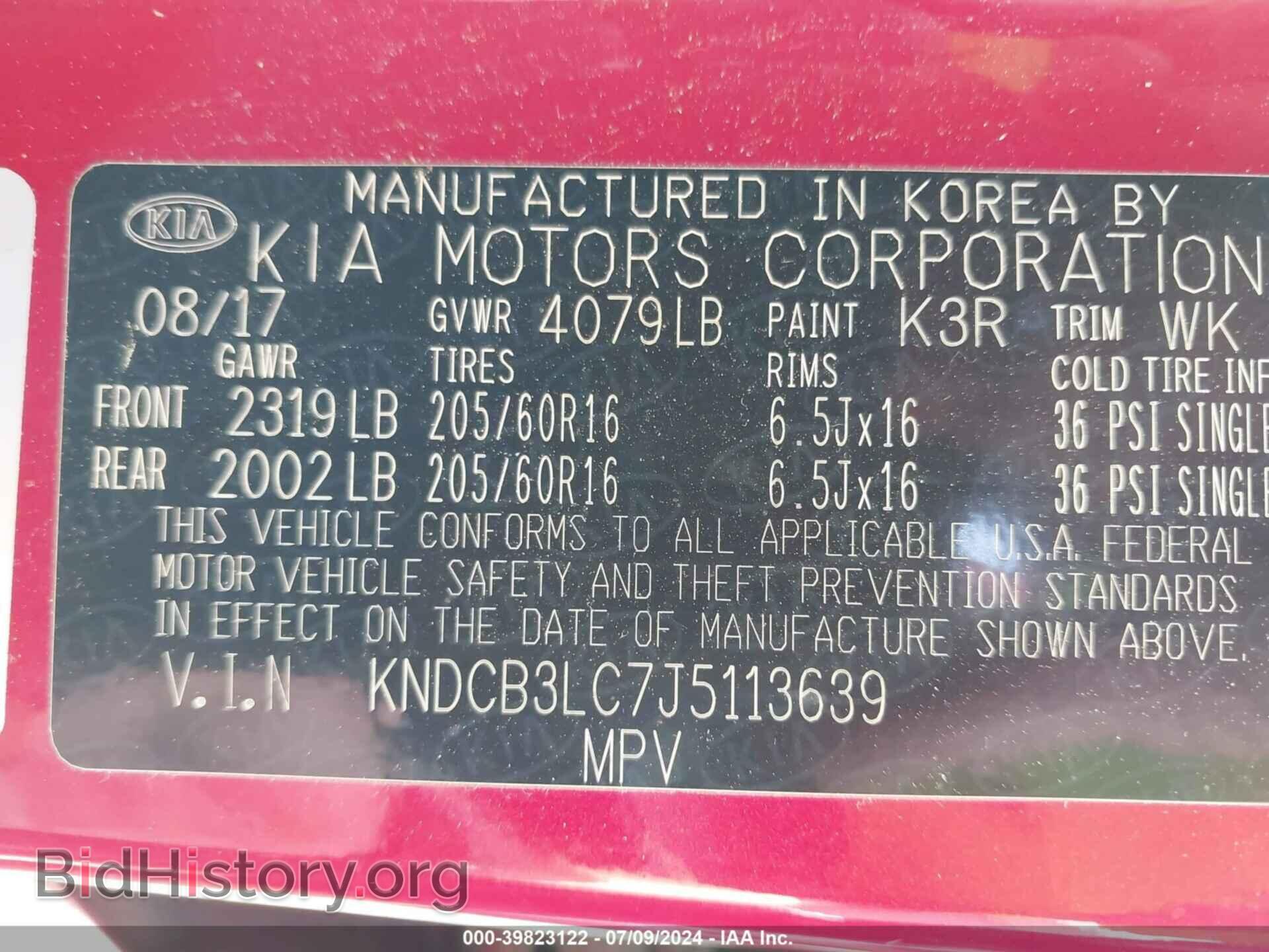 2018 KIA NIRO - VIN: KNDCB3LC7J5113639 - Фото 9