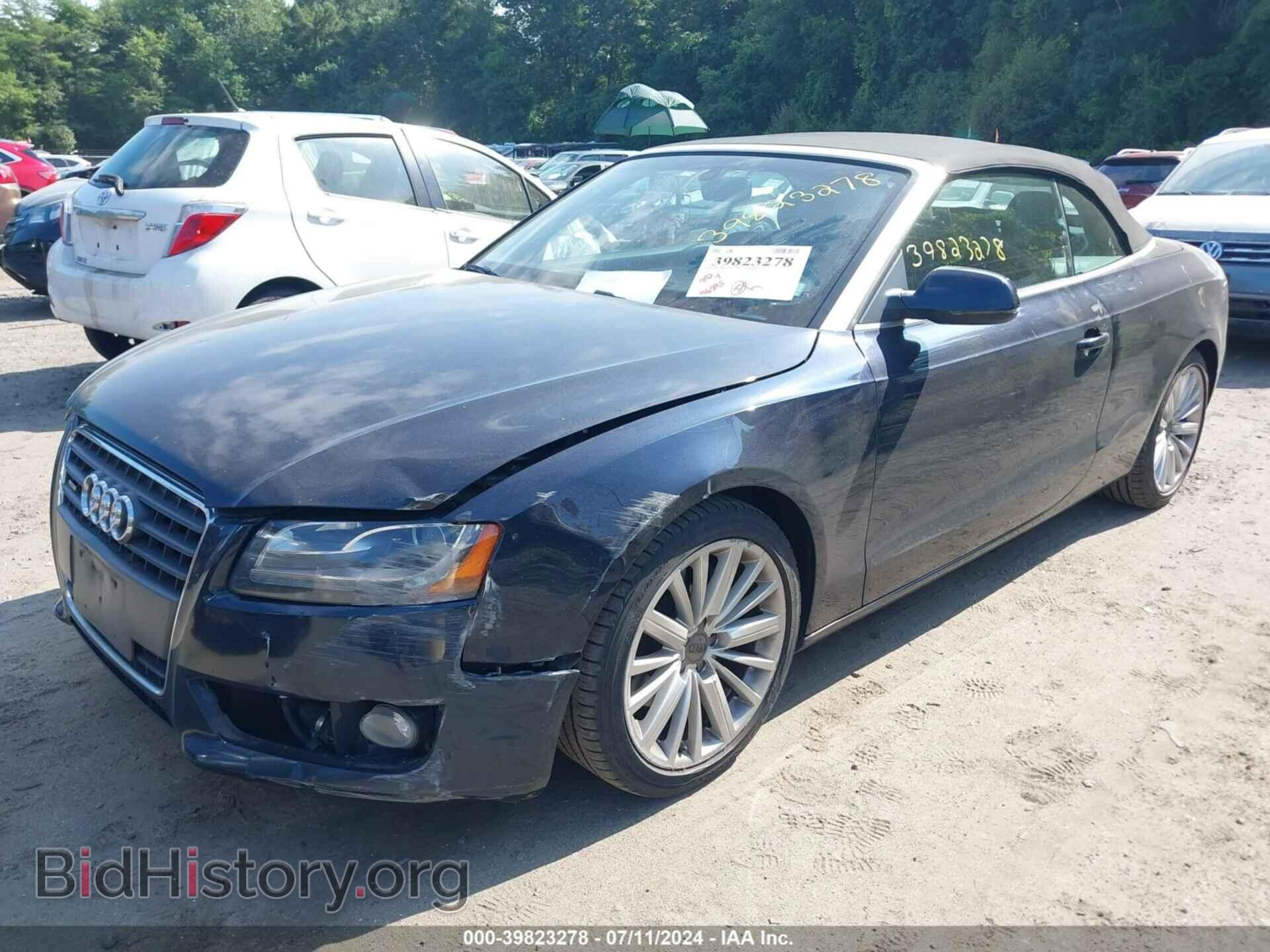 2010 AUDI A5 - VIN: WAULFAFH8AN018973 - Фото 2
