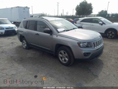 2015 Jeep COMPASS Sport, серебристый — VIN 1C4NJCBA4FD372968, IAAI
