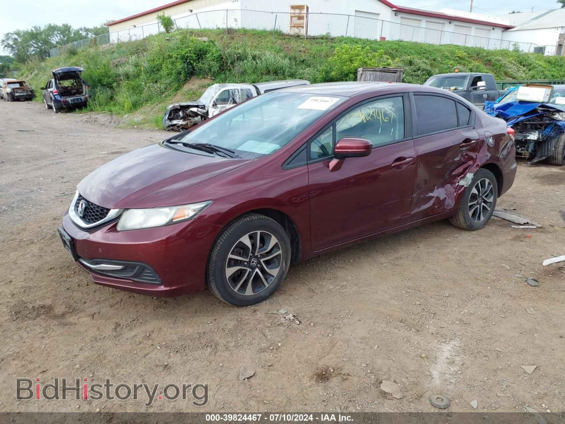 2014 HONDA CIVIC - VIN: 19XFB2F82EE044013 - Фото 2