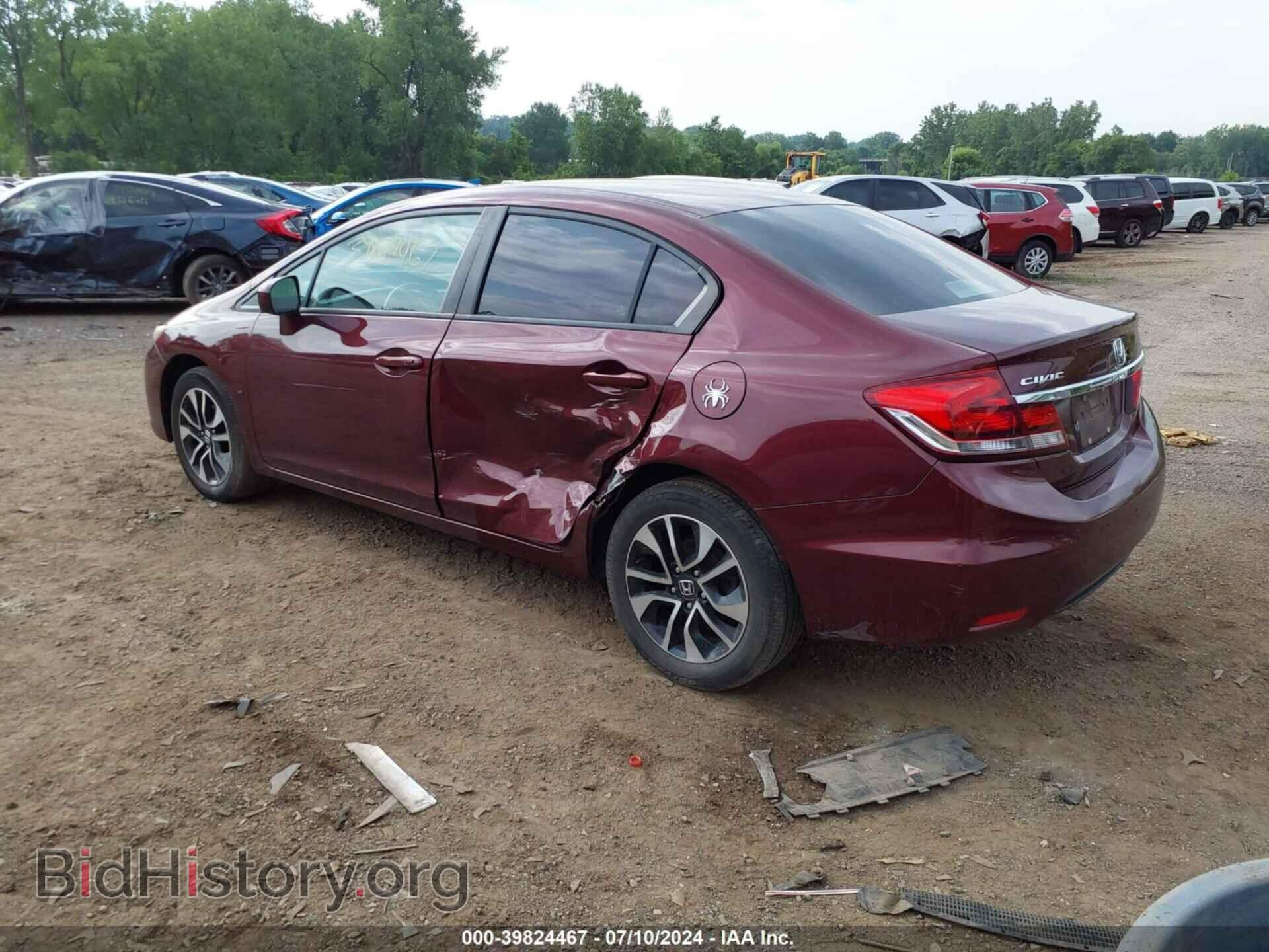 2014 HONDA CIVIC - VIN: 19XFB2F82EE044013 - Фото 3
