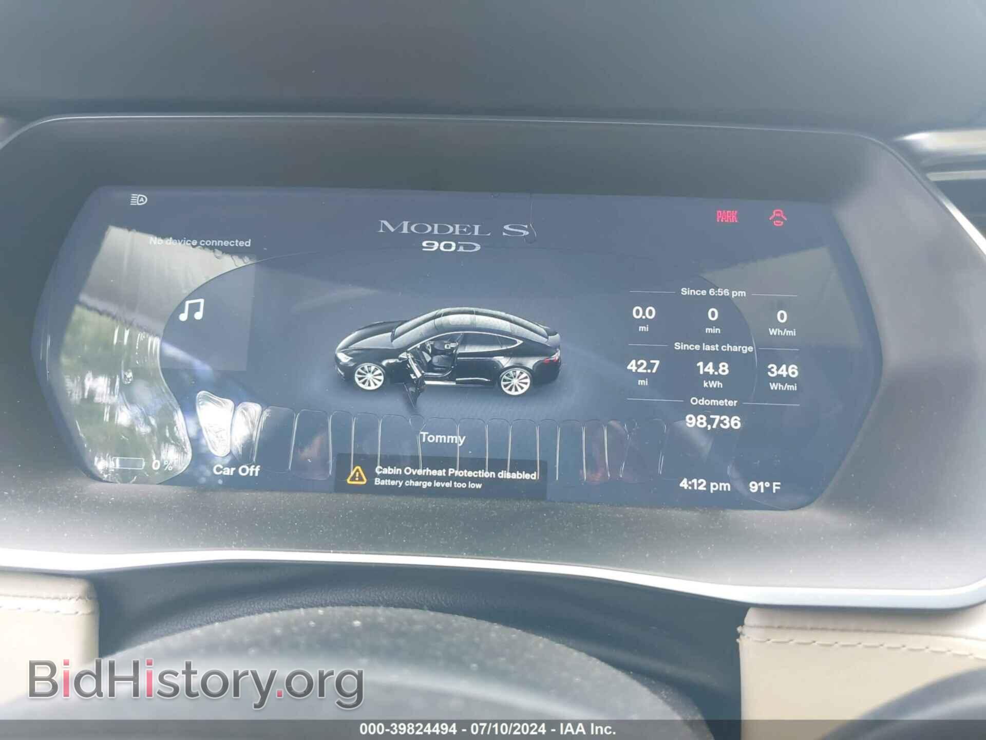 2015 TESLA MODEL S - VIN: 5YJSA1E25FF106136 - Photo 15