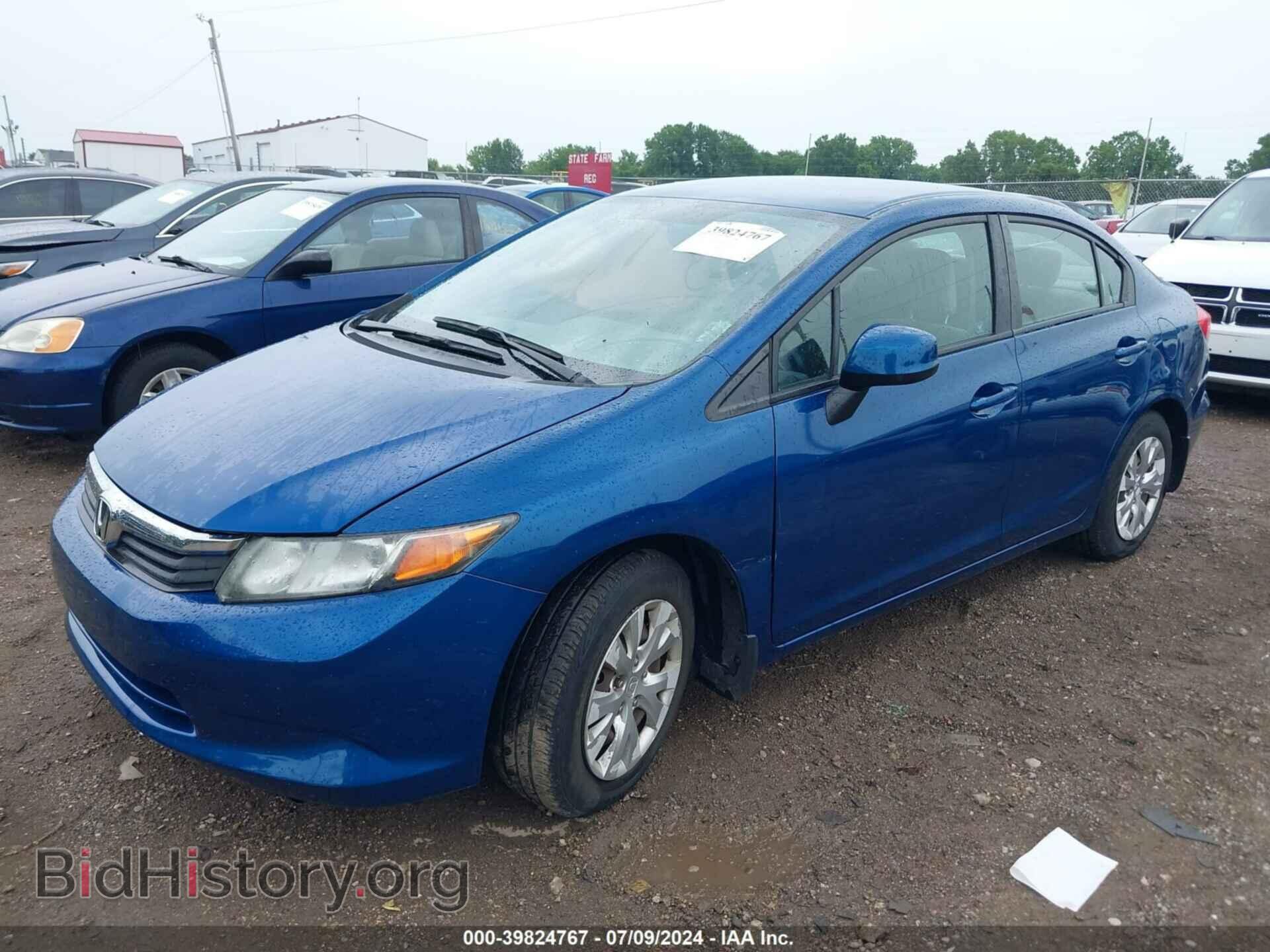 2012 HONDA CIVIC - VIN: 19XFB2F52CE050297 - Фото 2