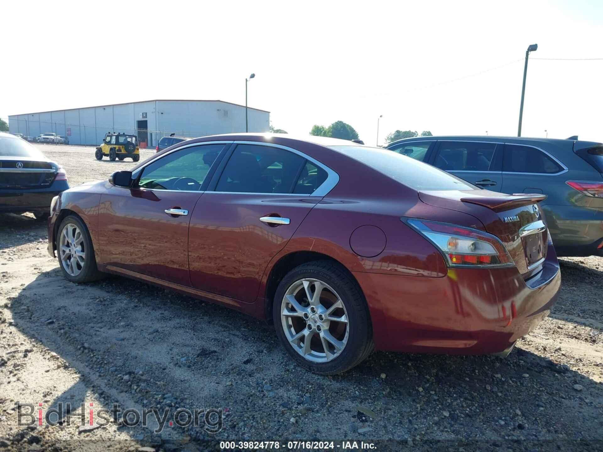 2012 NISSAN MAXIMA - VIN: 1N4AA5AP3CC825887 - Фото 3