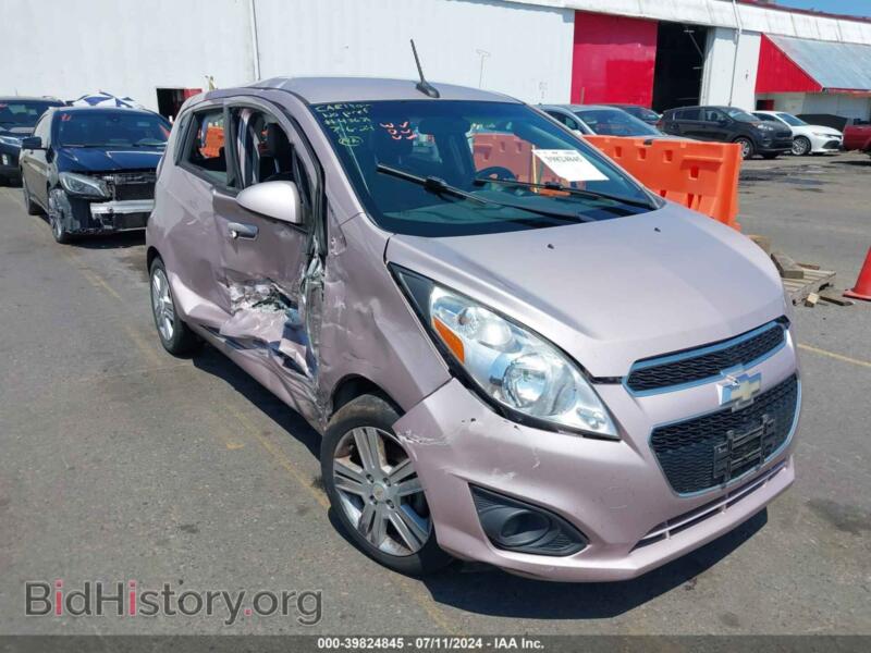 2014 Chevrolet SPARK LS Auto (VIN KL8CB6S96EC404604) — фото 1 из 16, IAAI, повреждение: правый бок