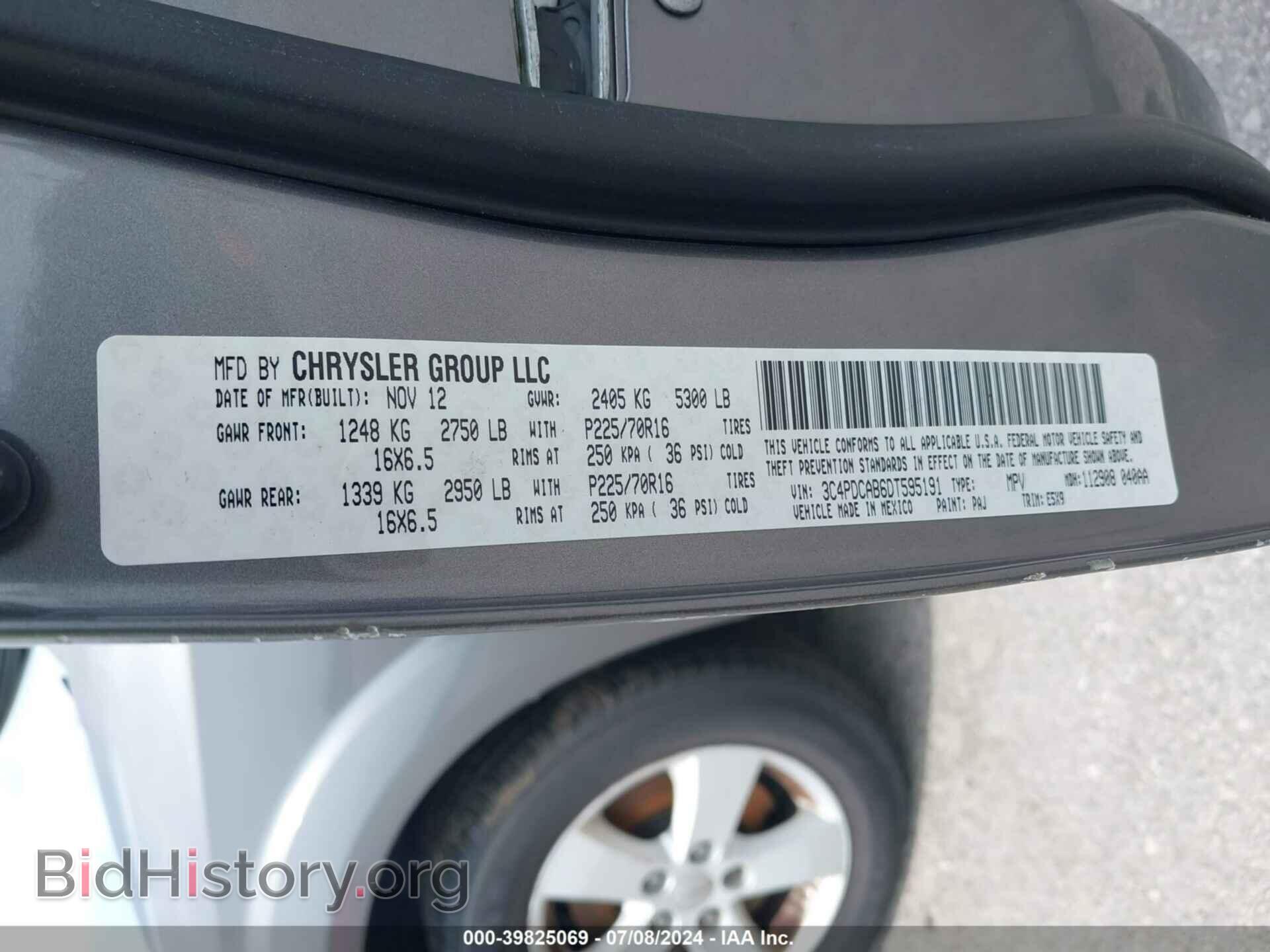 2013 DODGE JOURNEY - VIN: 3C4PDCAB6DT595191 - Photo 9