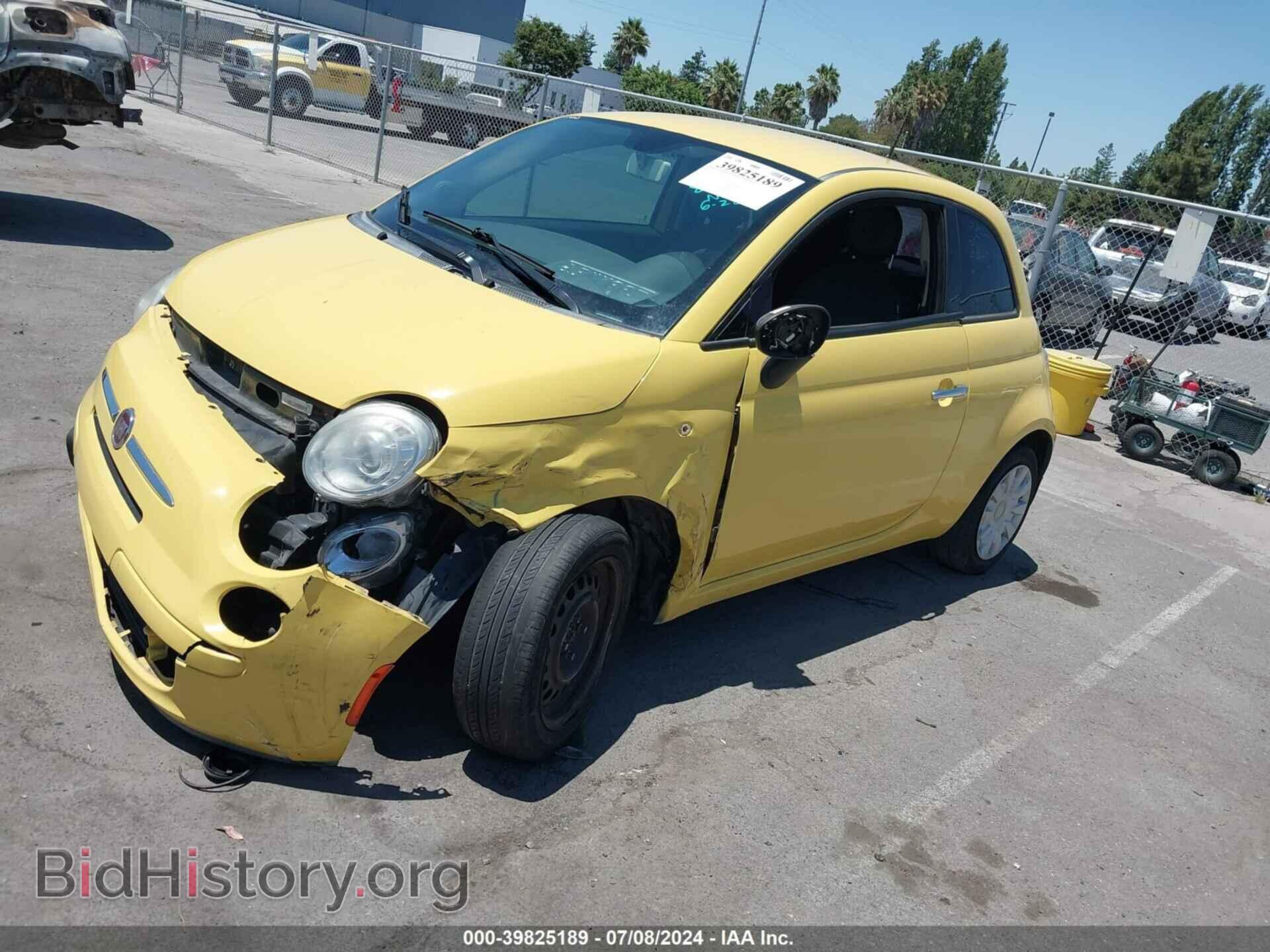2013 FIAT 500 - VIN: 3C3CFFAR2DT747267 - Photo 2