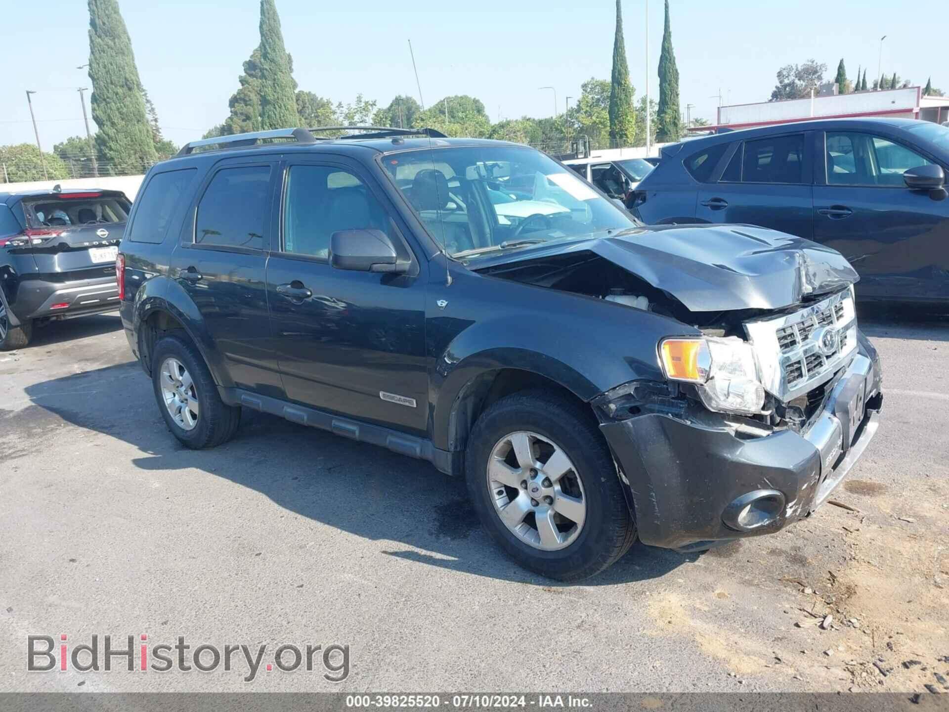 Photo 1FMCU04158KA82811 - FORD ESCAPE 2008
