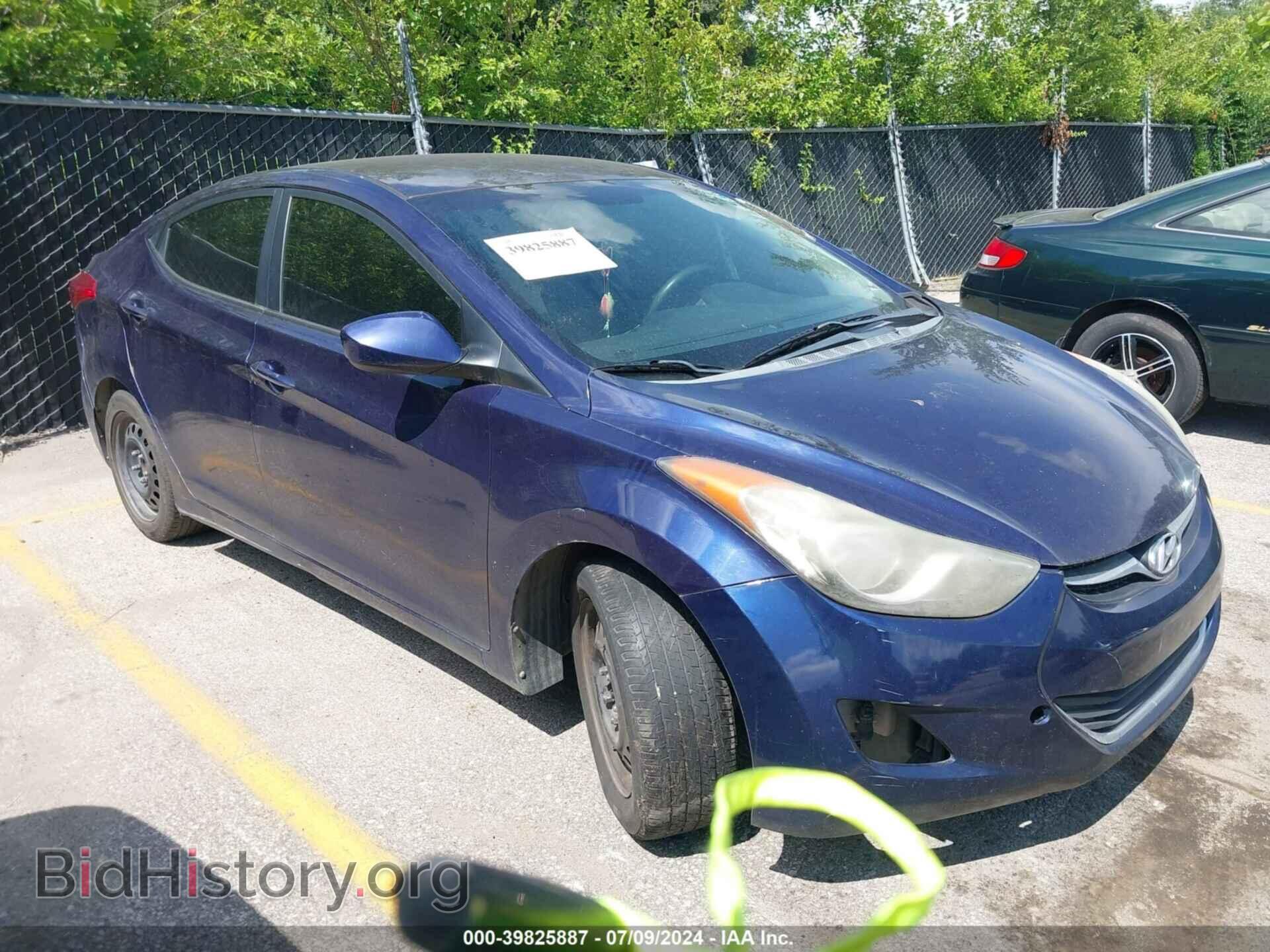 Photo 5NPDH4AE8BH001608 - HYUNDAI ELANTRA 2011