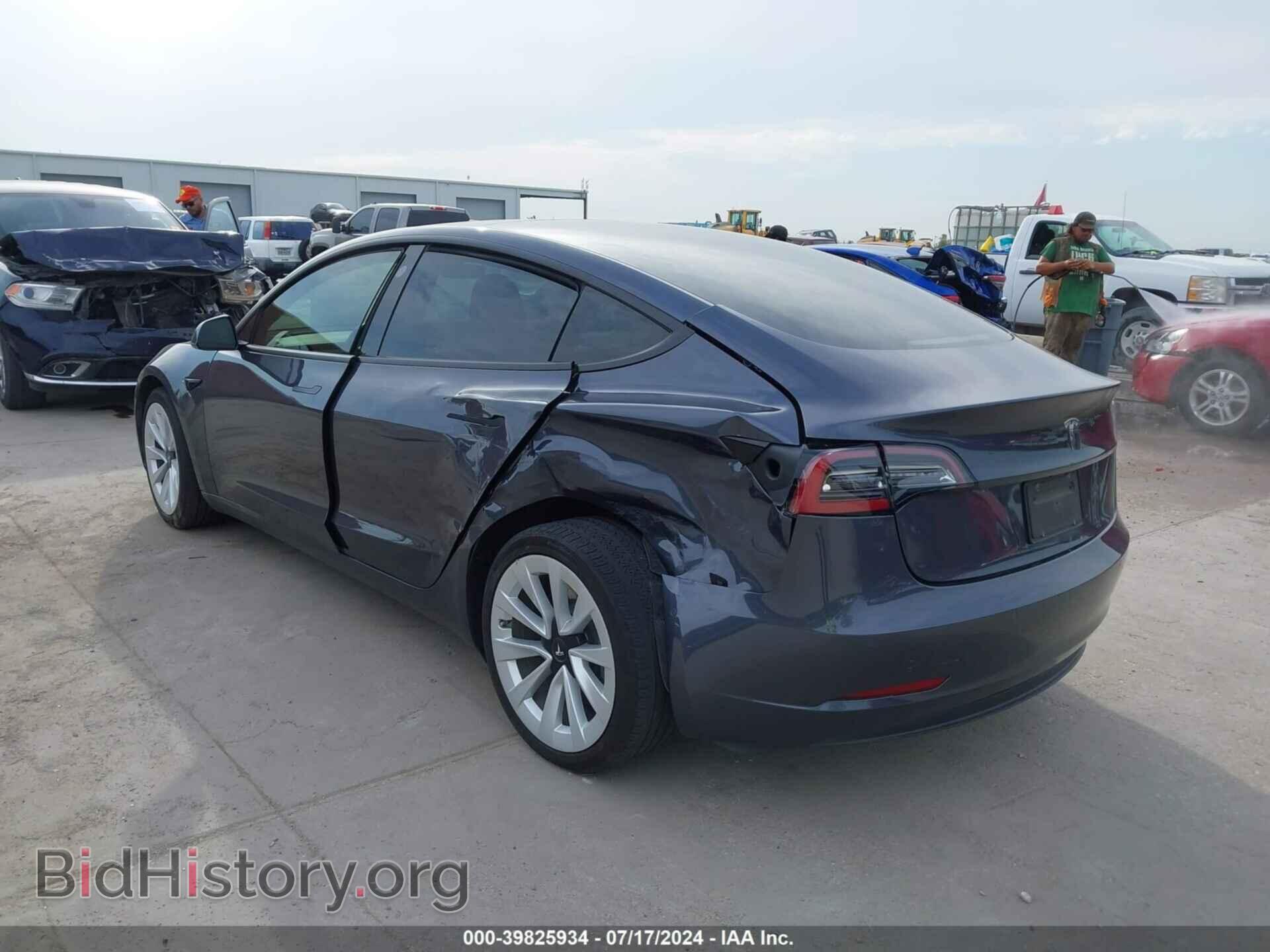 2022 TESLA MODEL 3 - VIN: 5YJ3E1EA2NF241122 - Фото 3