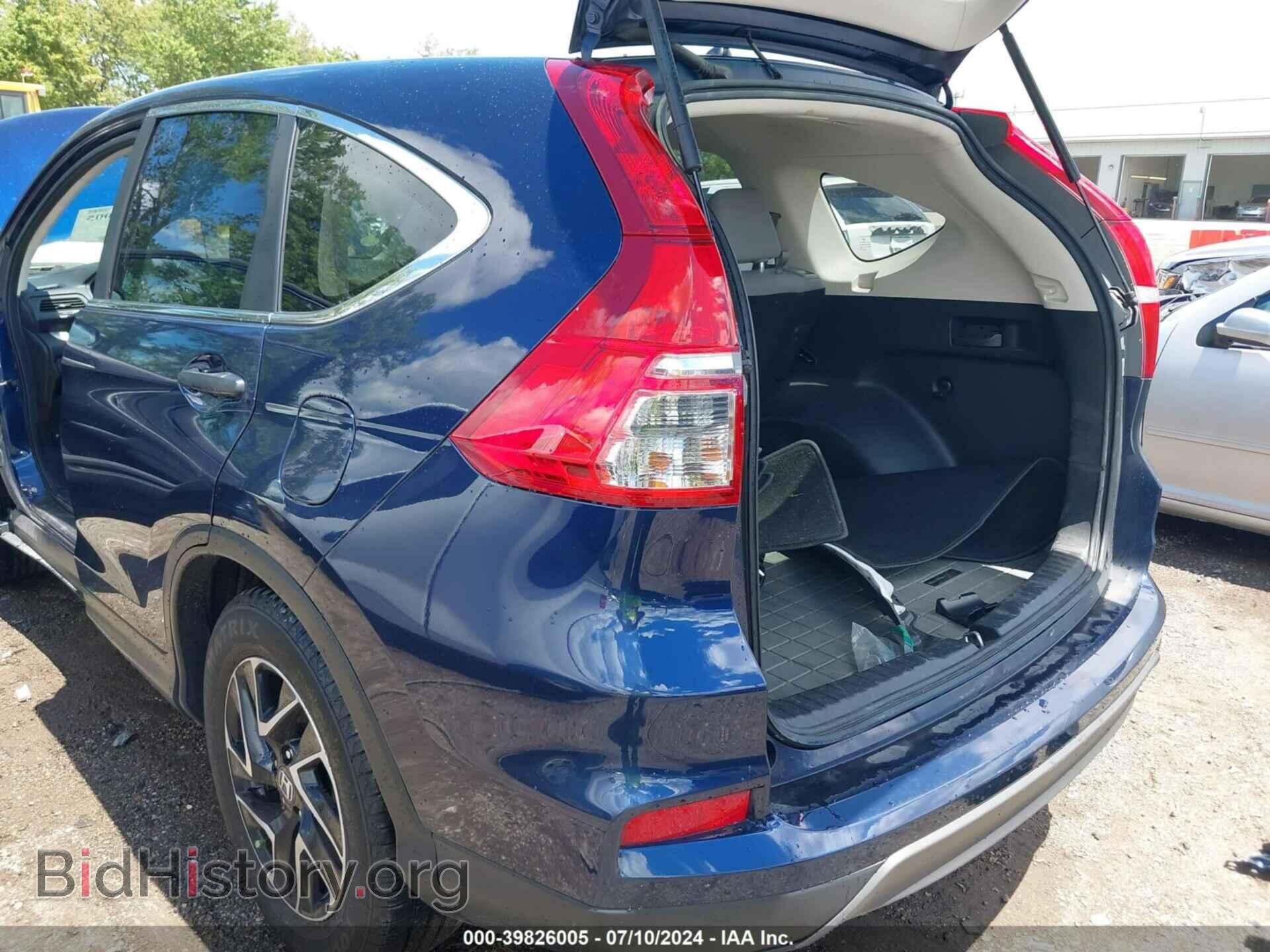 2016 HONDA CR-V - VIN: 2HKRM4H42GH698666 - Фото 3
