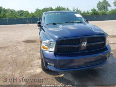 2012 RAM 1500 ST, синий — VIN 1C6RD6KT4CS307029, IAAI