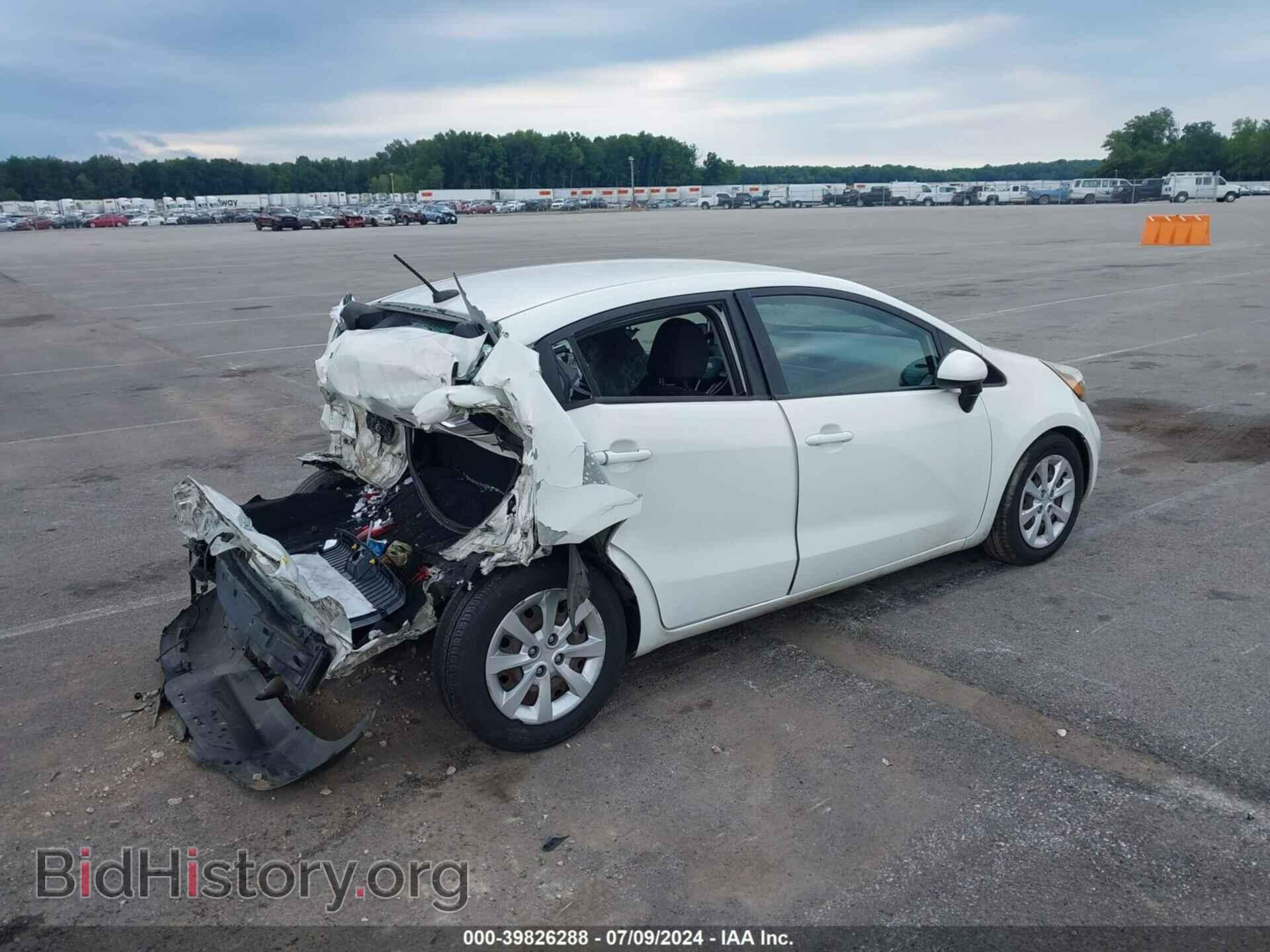 2014 KIA RIO - VIN: KNADM4A33E6363562 - Фото 4