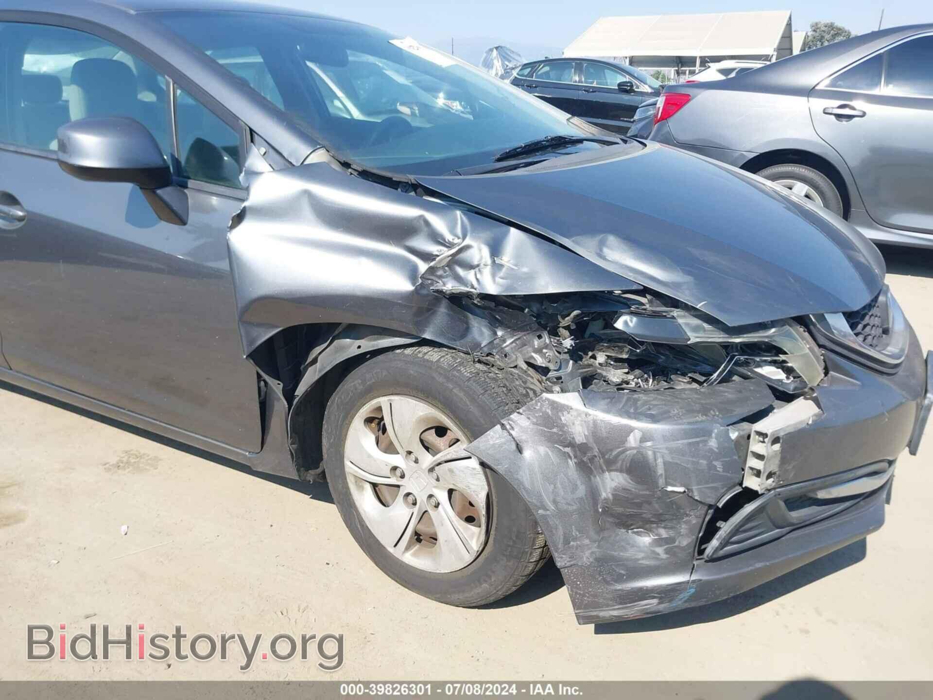2013 HONDA CIVIC - VIN: 19XFB2F58DE240655 - Фото 6
