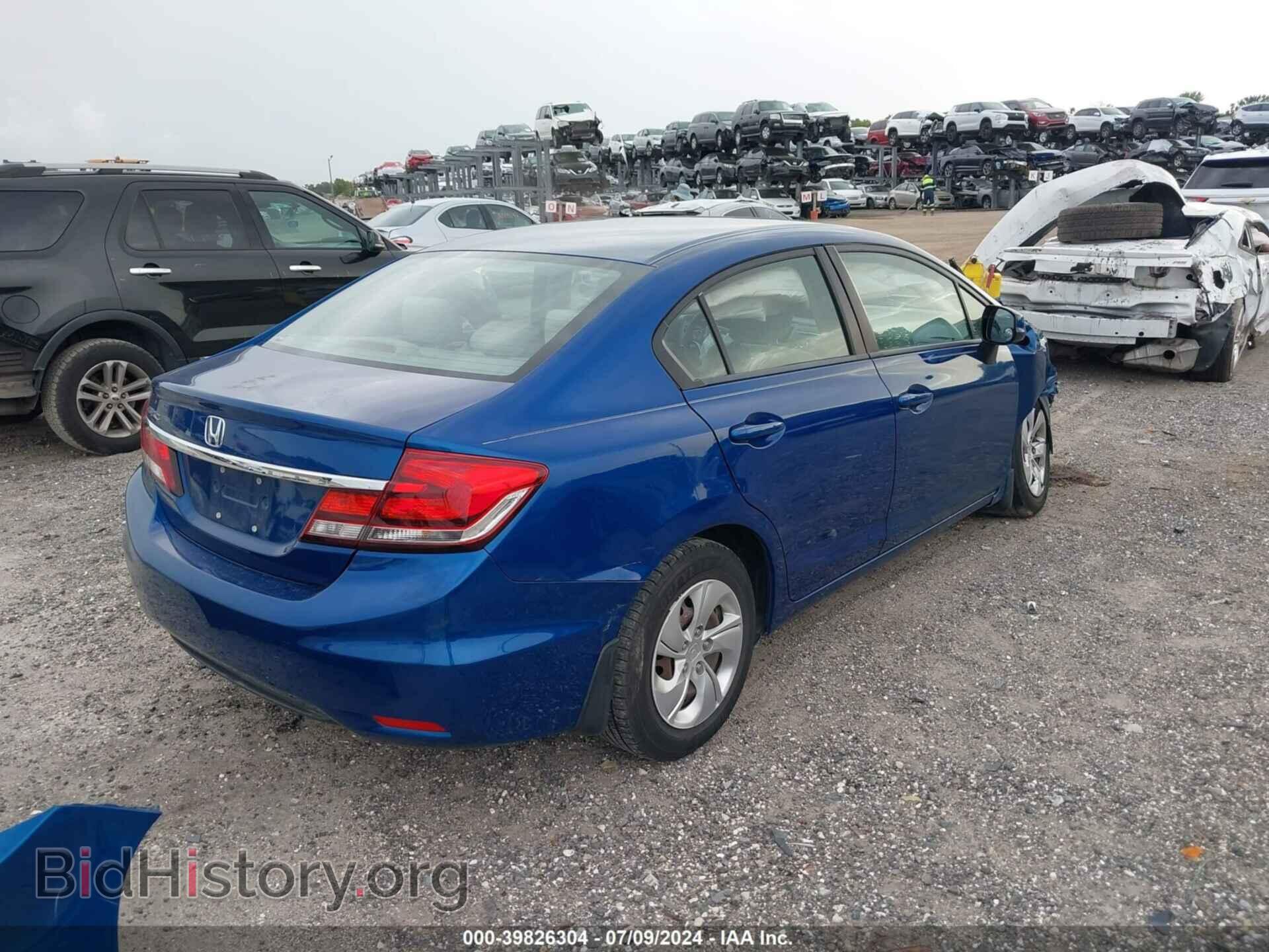 2013 HONDA CIVIC - VIN: 19XFB2F55DE025346 - Фото 4