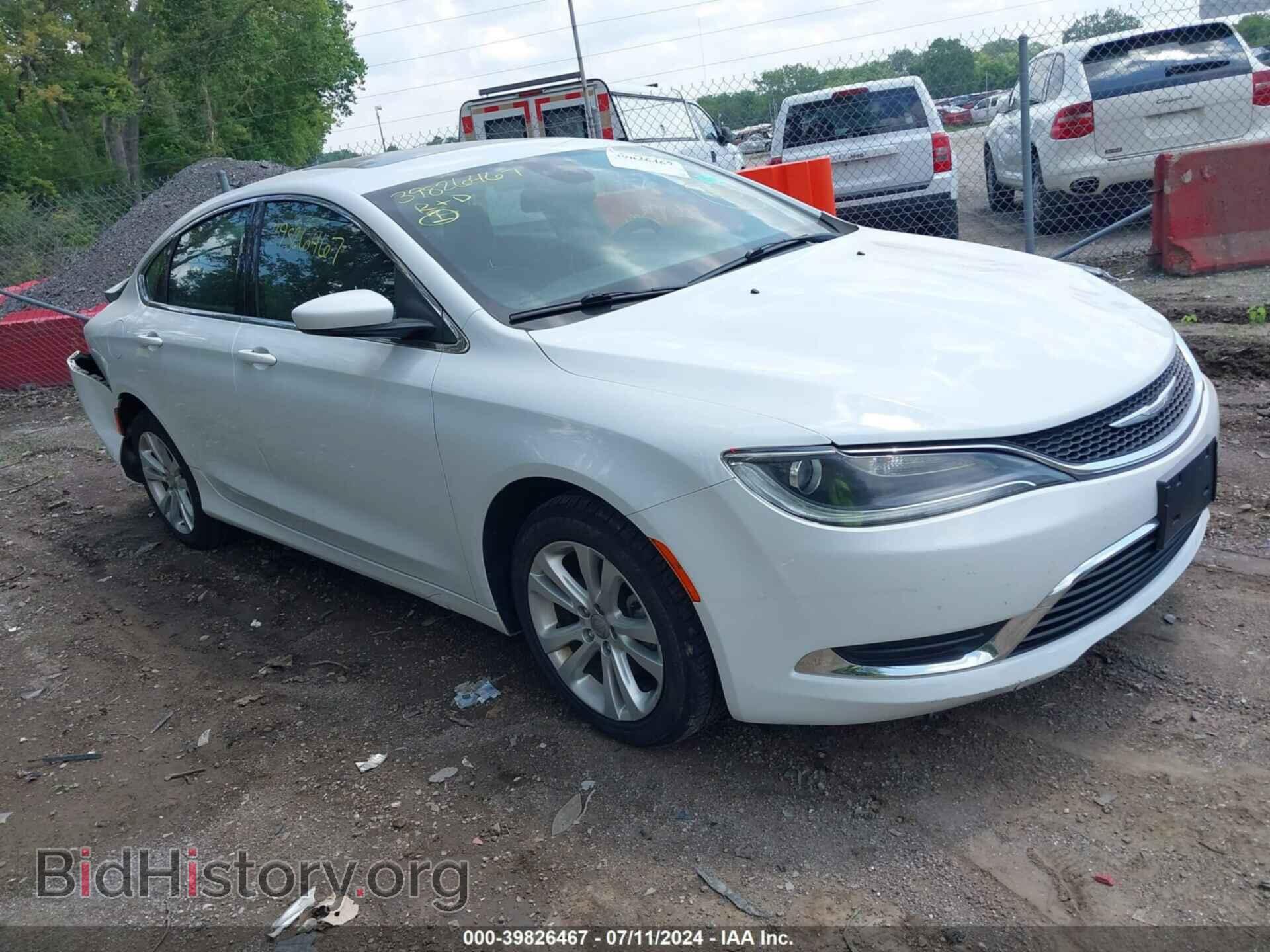 Фотография 1C3CCCAB5GN168479 - CHRYSLER 200 2016