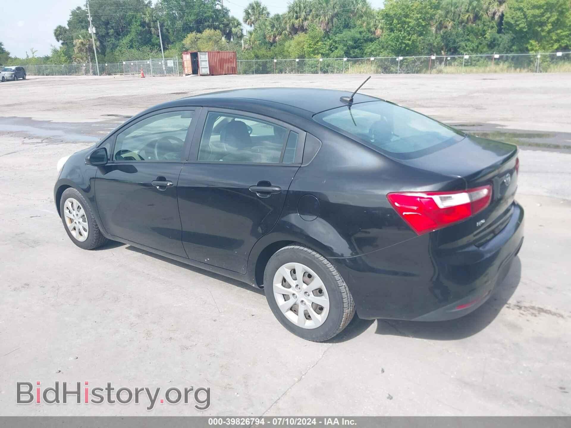 2012 KIA RIO - VIN: KNADM4A33C6073089 - Фото 3