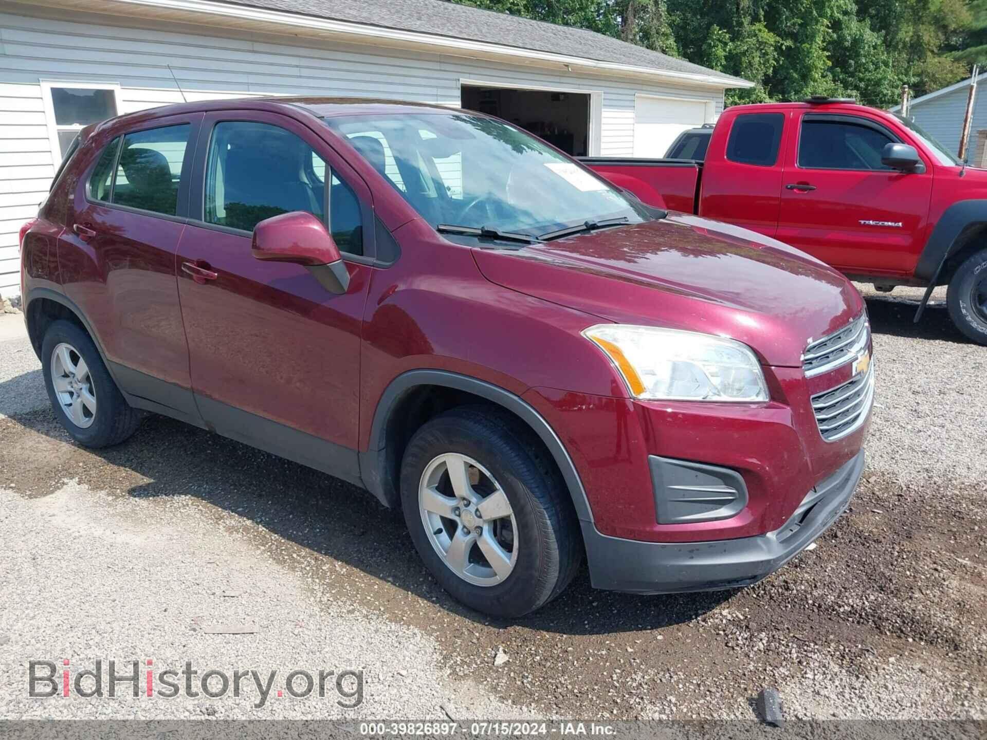 Фотография 3GNCJNSB8GL246465 - CHEVROLET TRAX 2016