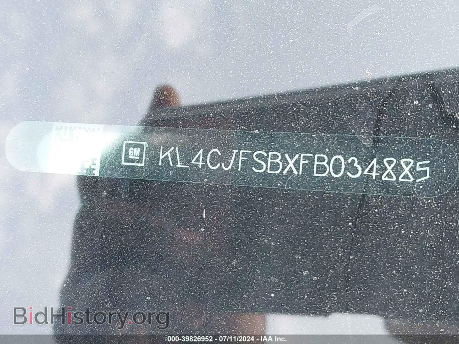 2015 BUICK ENCORE - VIN: KL4CJFSBXFB034885 - Фото 9