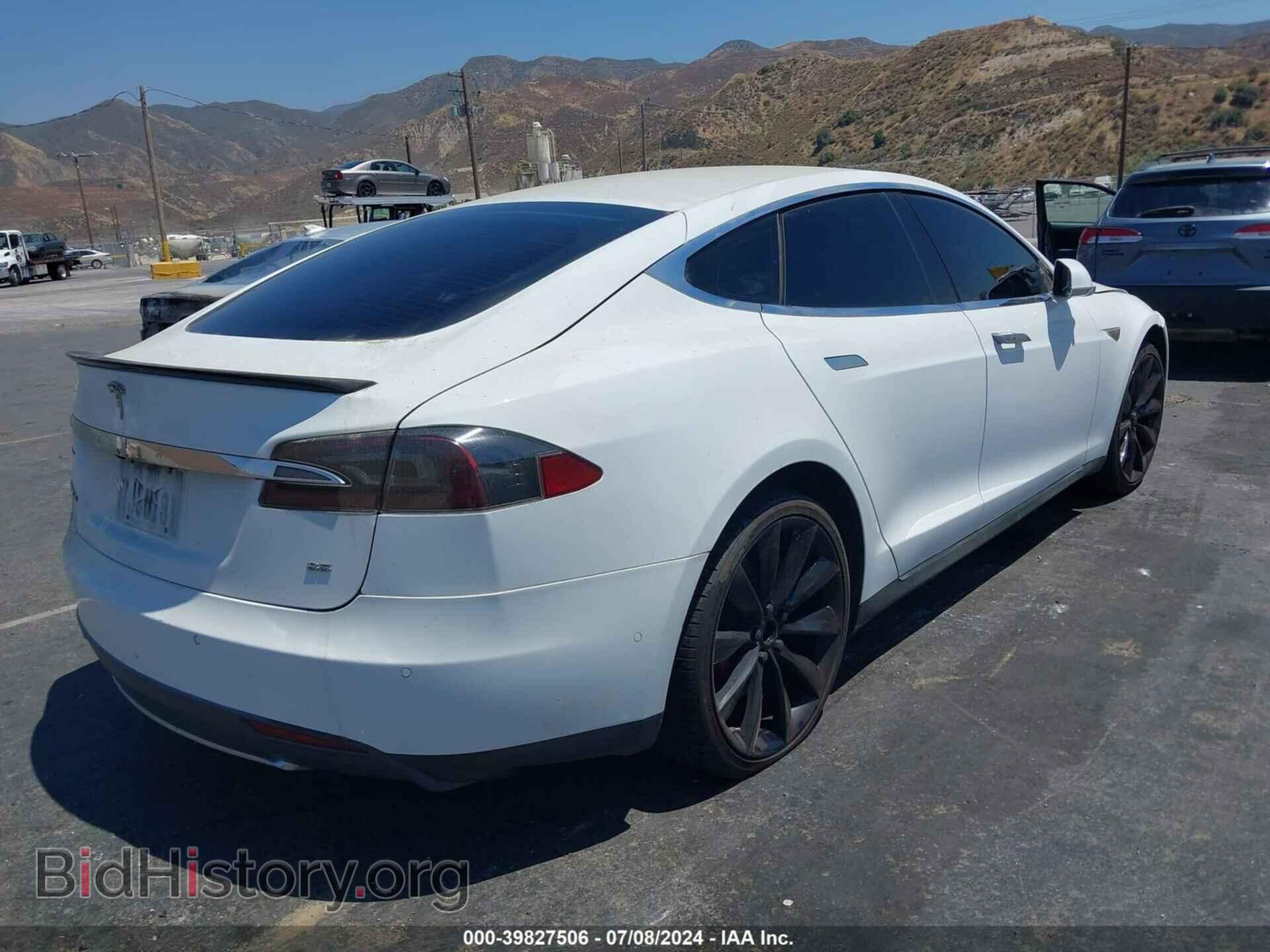 2014 TESLA MODEL S - VIN: 5YJSA1H17EFP61707 - Фото 4