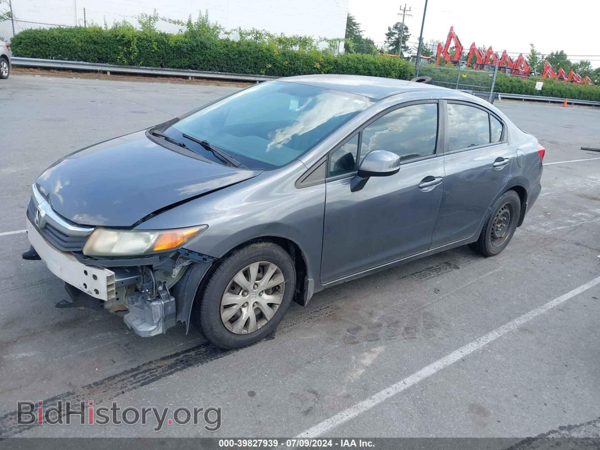 2012 HONDA CIVIC - VIN: 19XFB2F58CE043063 - Фото 2