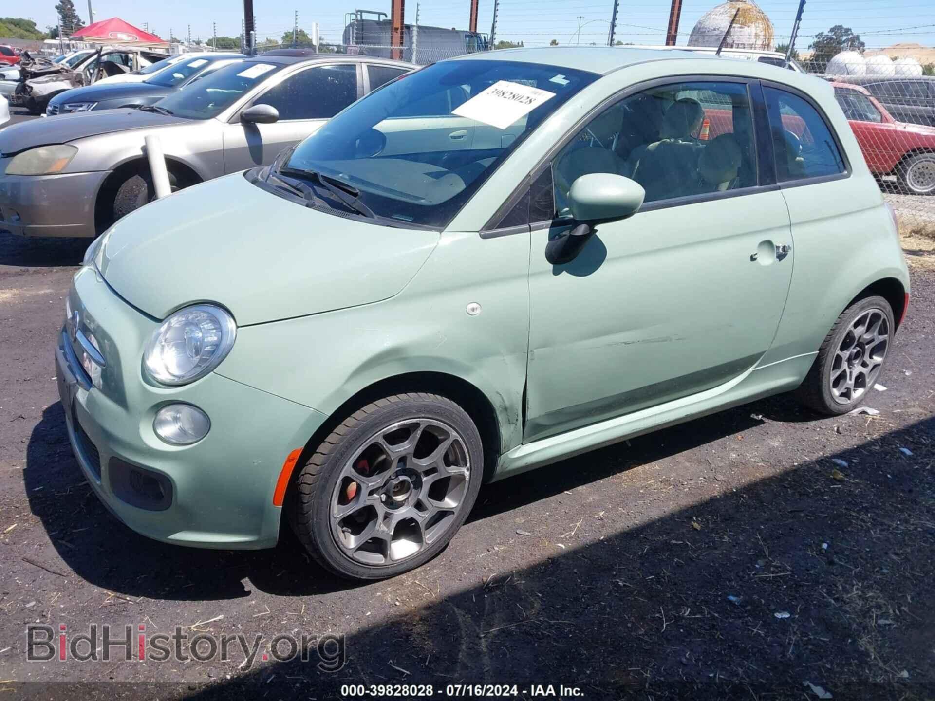 2015 FIAT 500 - VIN: 3C3CFFBR9FT509031 - Фото 2