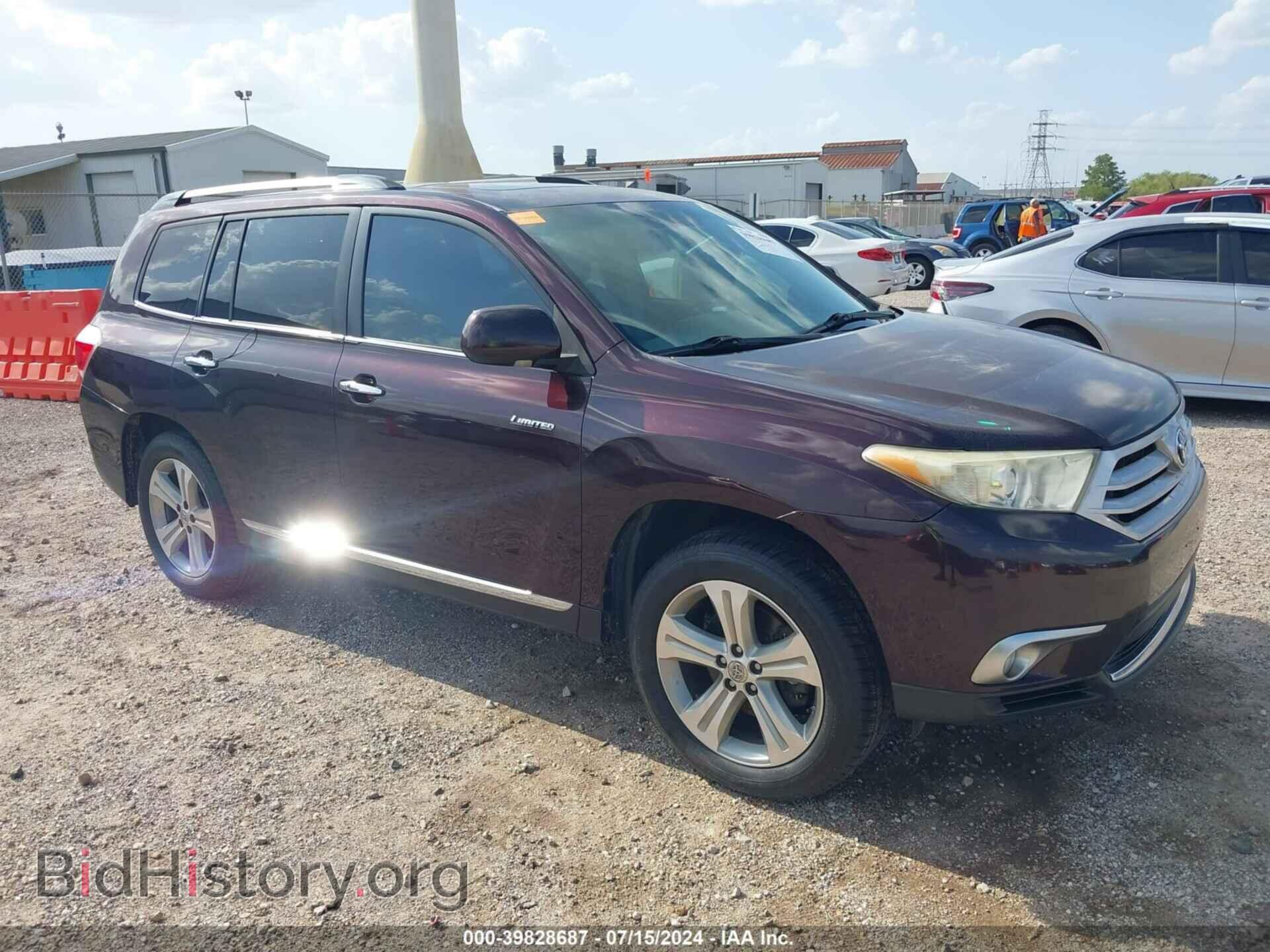 Фотография 5TDYK3EH6CS078880 - TOYOTA HIGHLANDER 2012
