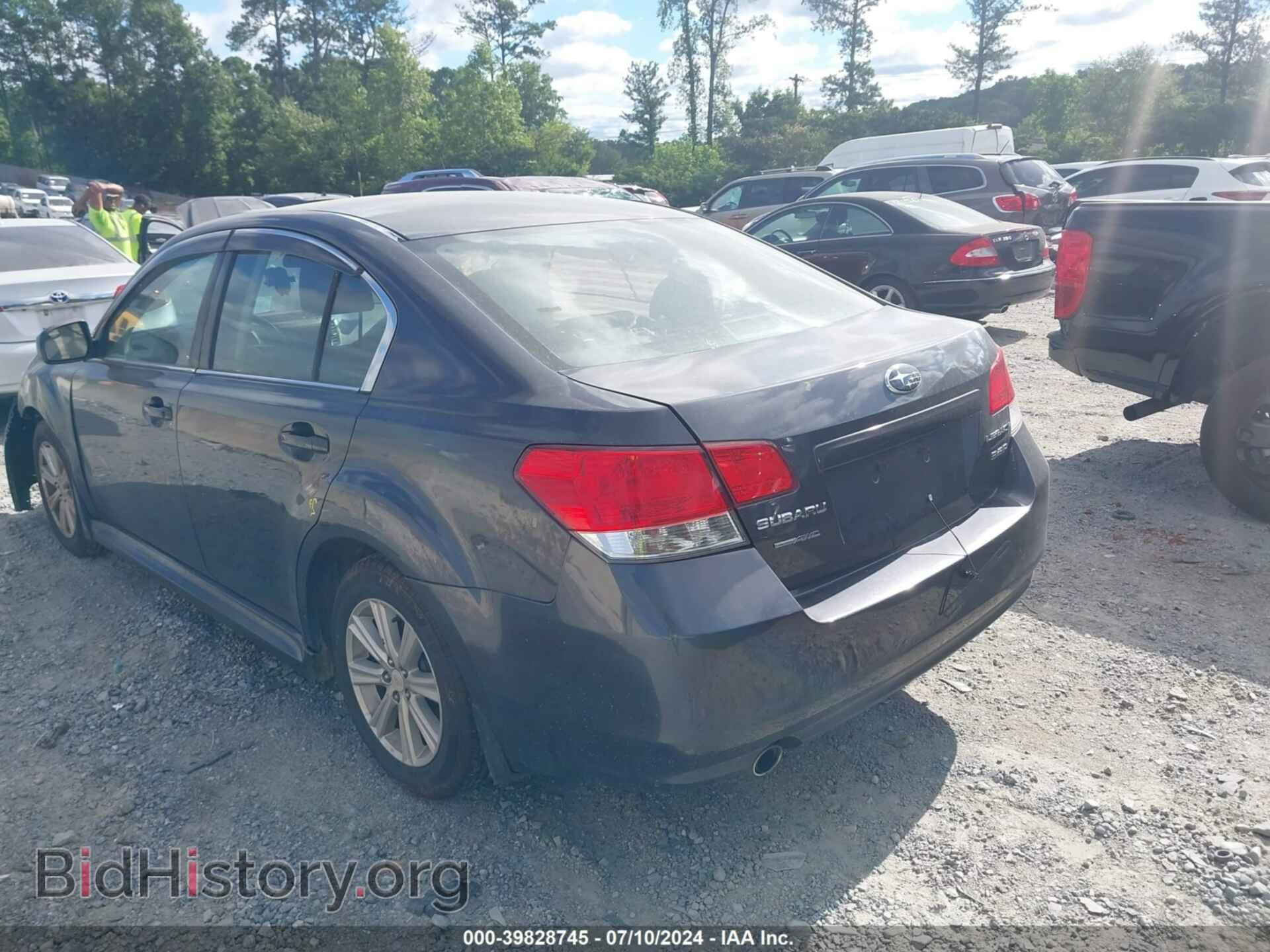2011 SUBARU LEGACY - VIN: 4S3BMBC67B3216258 - Фото 3