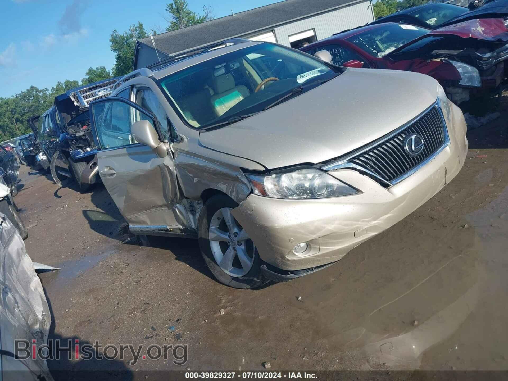 Photo 2T2BK1BAXCC144773 - LEXUS RX 350 2012