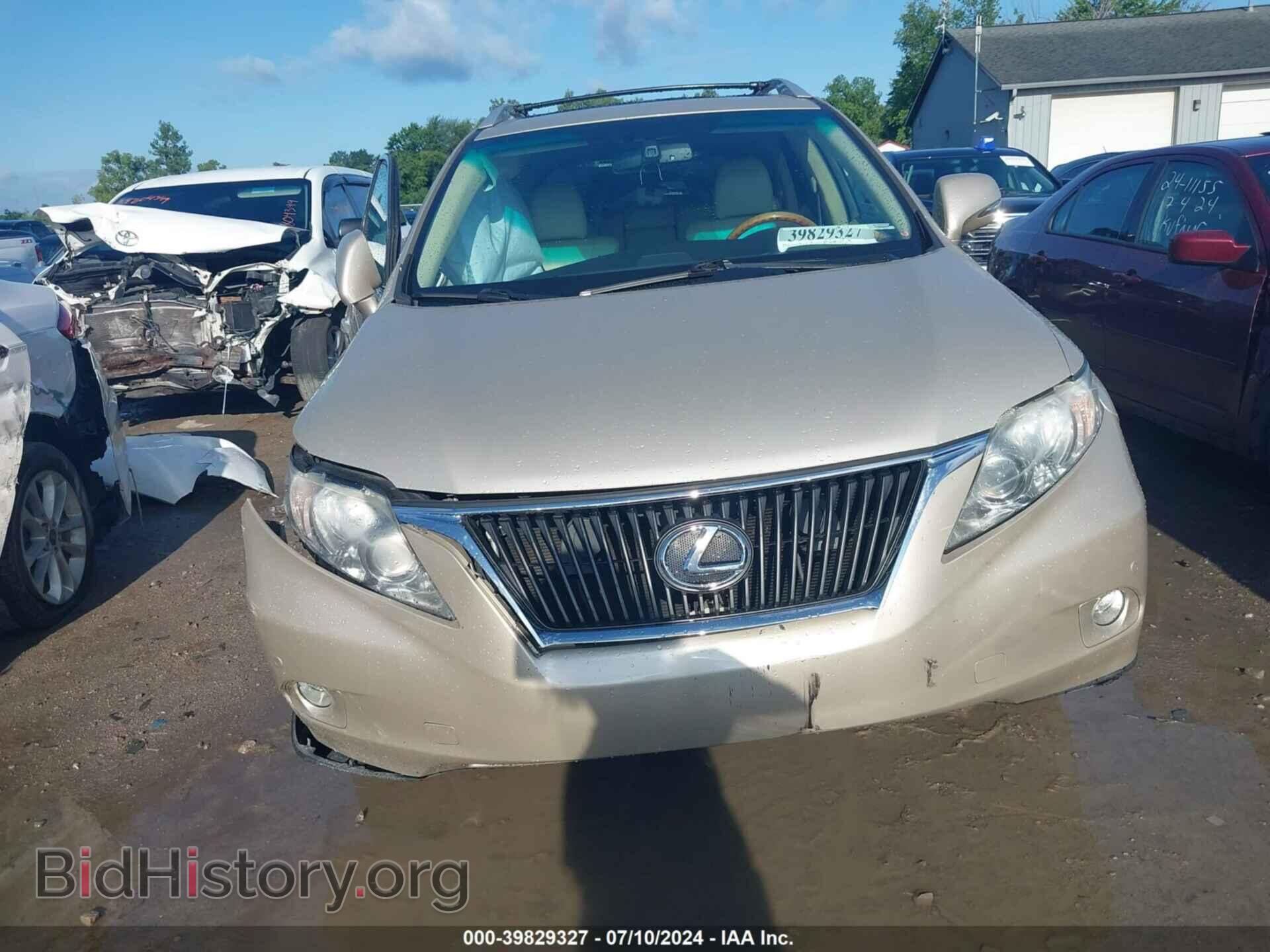 2012 LEXUS RX 350 - VIN: 2T2BK1BAXCC144773 - Фото 12