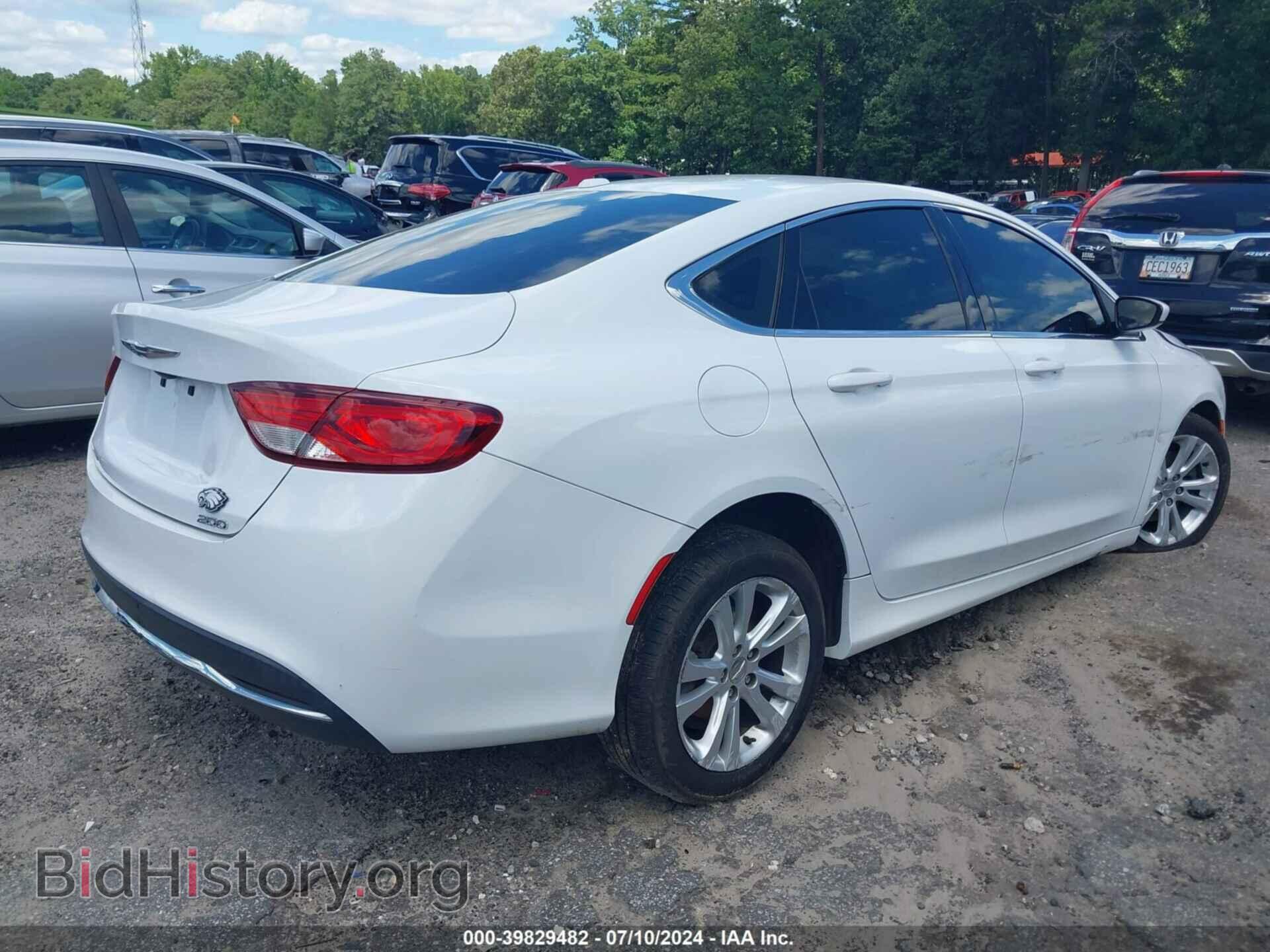 2015 CHRYSLER 200 - VIN: 1C3CCCAB1FN660974 - Фото 4