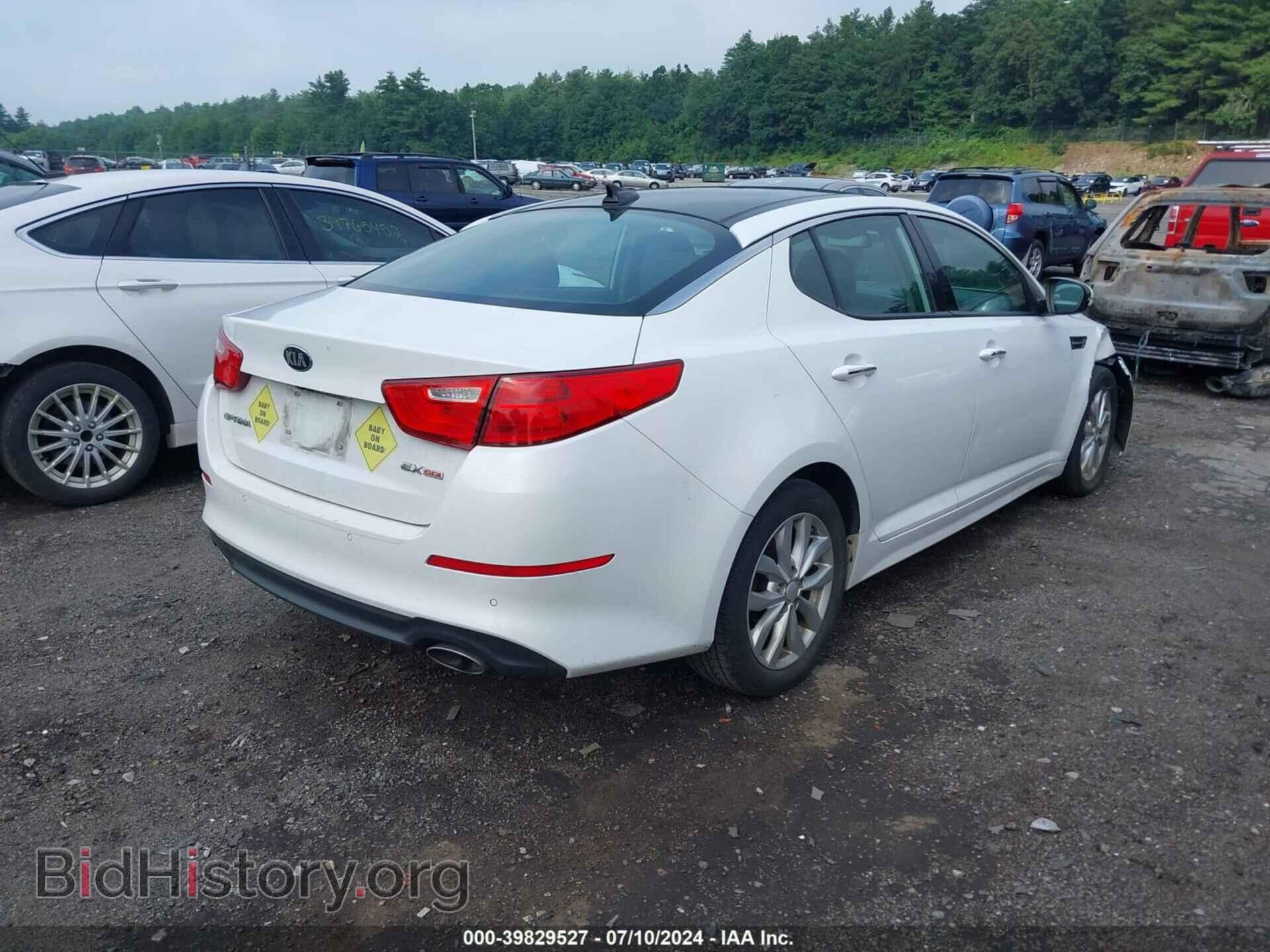 2015 KIA OPTIMA - VIN: 5XXGN4A77FG488356 - Фото 4