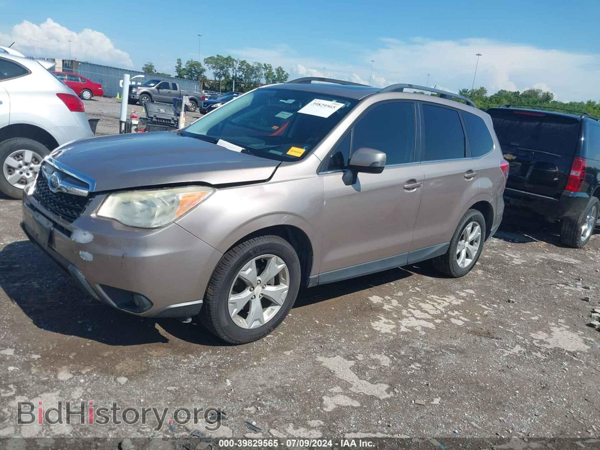 2014 SUBARU FORESTER - VIN: JF2SJAMC5EH416152 - Фото 2