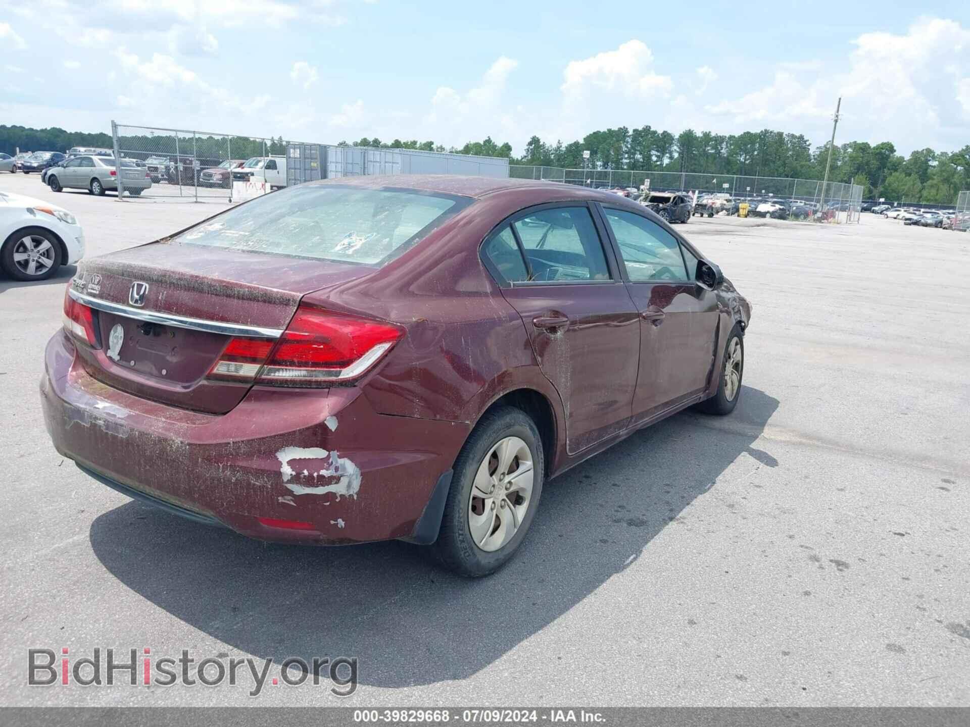 2014 HONDA CIVIC - VIN: 2HGFB2F59EH519152 - Photo 4
