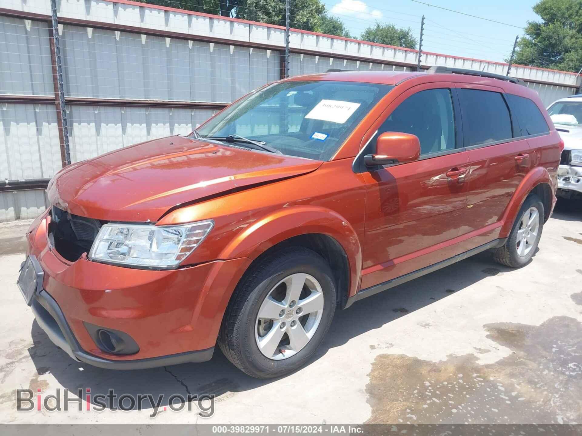 2012 DODGE JOURNEY - VIN: 3C4PDCBG6CT367992 - Photo 2