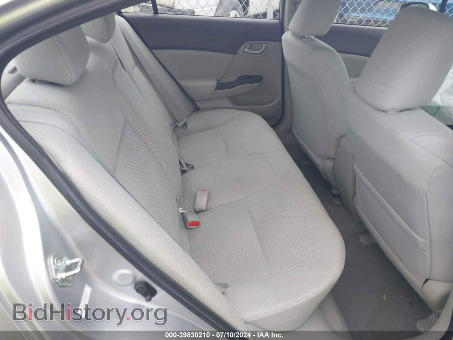 2012 HONDA CIVIC - VIN: 19XFB2F53CE049272 - Фото 8