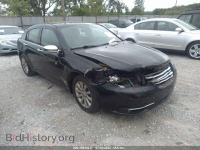 2013 Chrysler 200 LIMITED, black — VIN 1C3CCBCG7DN755135, IAAI