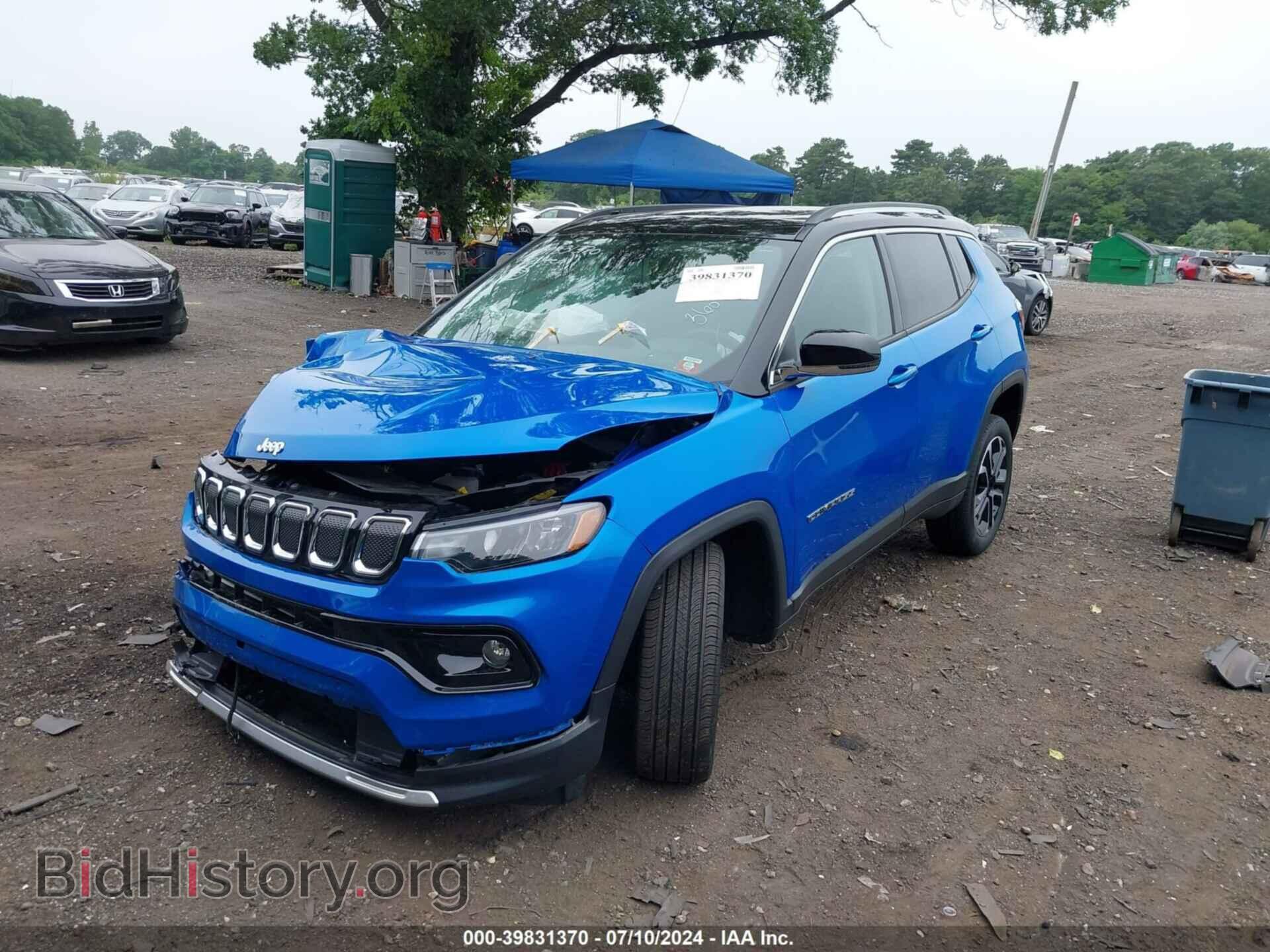 2022 JEEP COMPASS - VIN: 3C4NJDCB2NT180745 - Фото 2