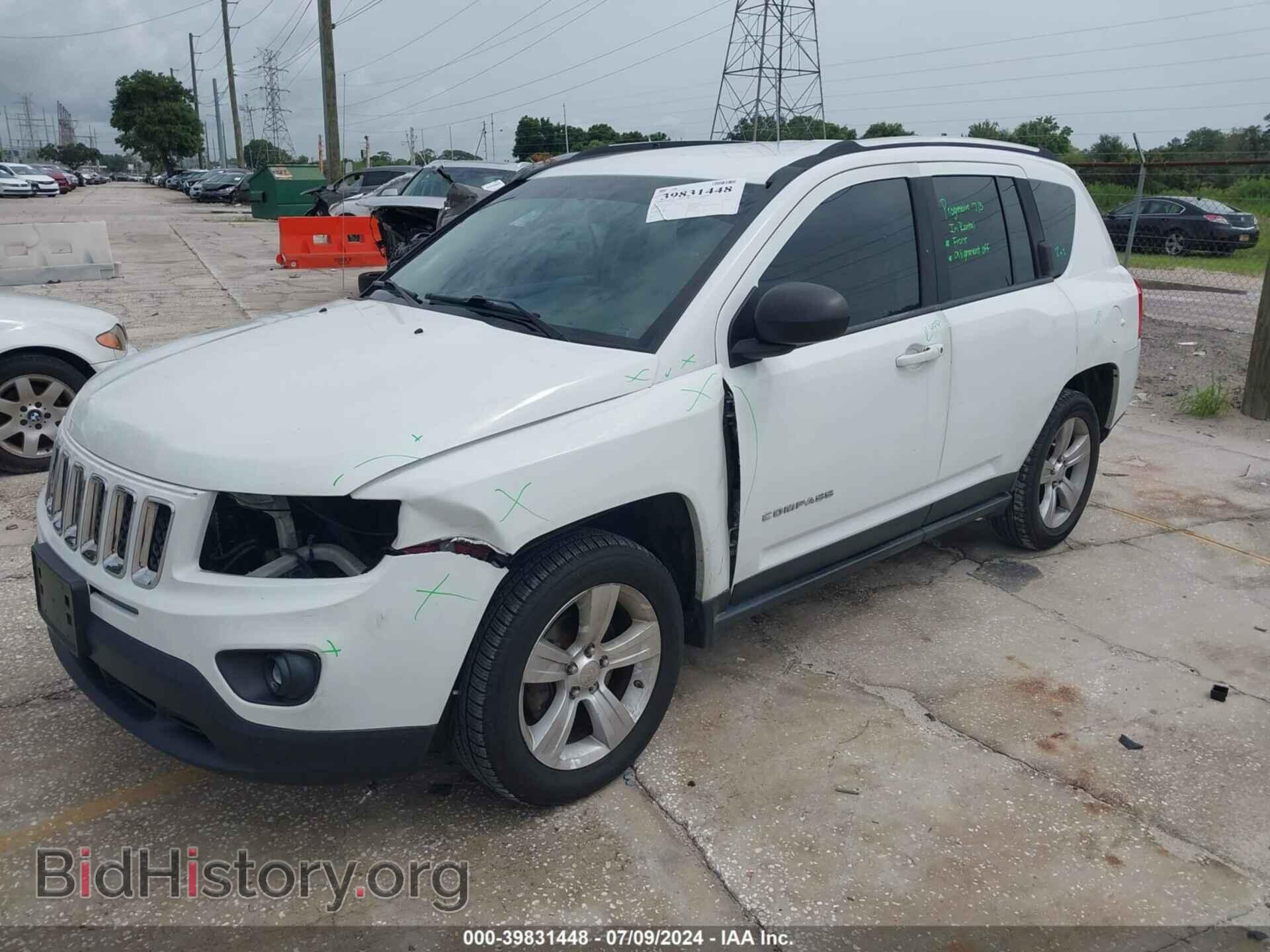 2012 JEEP COMPASS - VIN: 1C4NJCBA9CD553818 - Фото 2