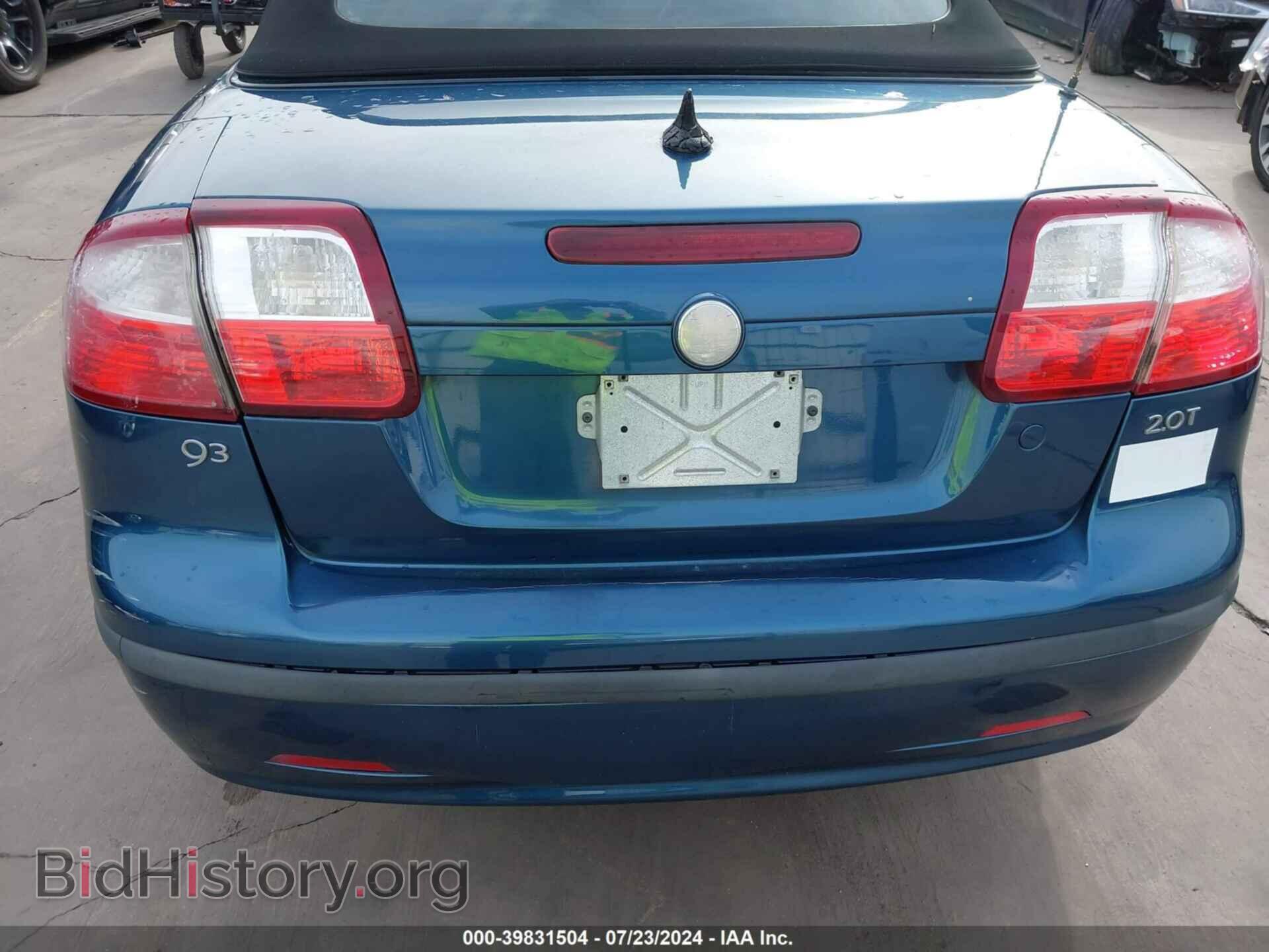 2006 SAAB 9-3 - VIN: YS3FD75Y866001370 - Фото 6
