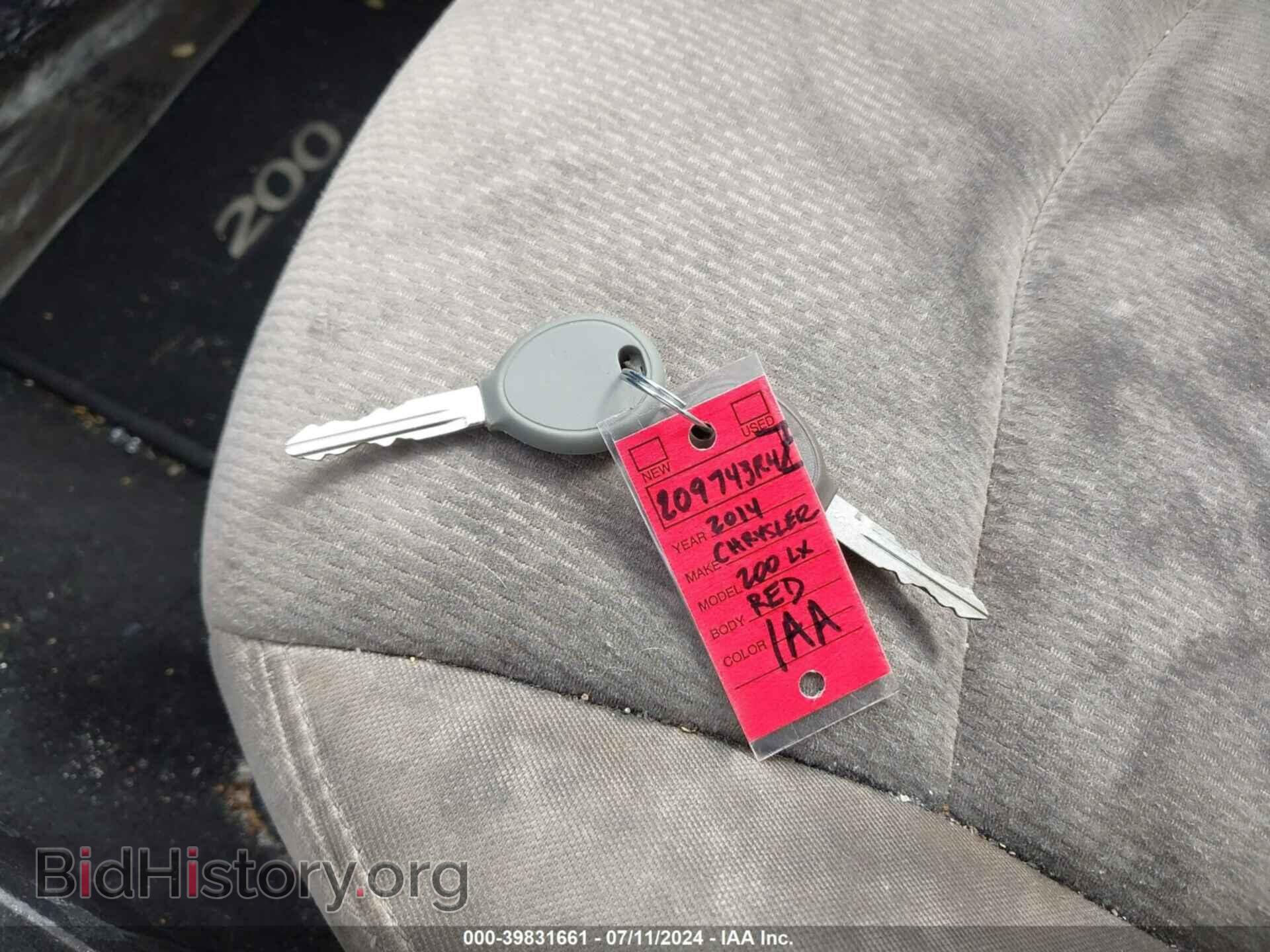 2014 CHRYSLER 200 - VIN: 1C3CCBAB6EN209743 - Фото 11