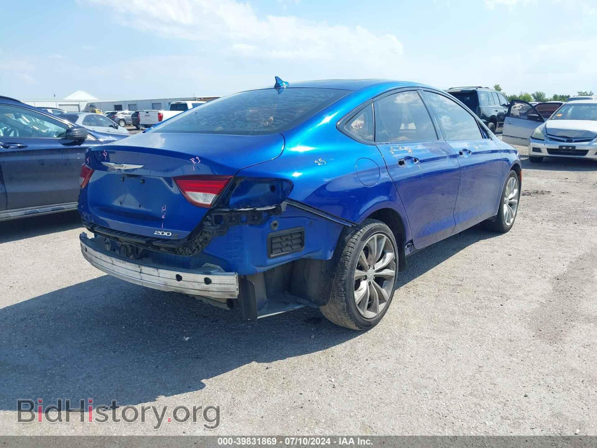2015 CHRYSLER 200 - VIN: 1C3CCCBG4FN531105 - Photo 4