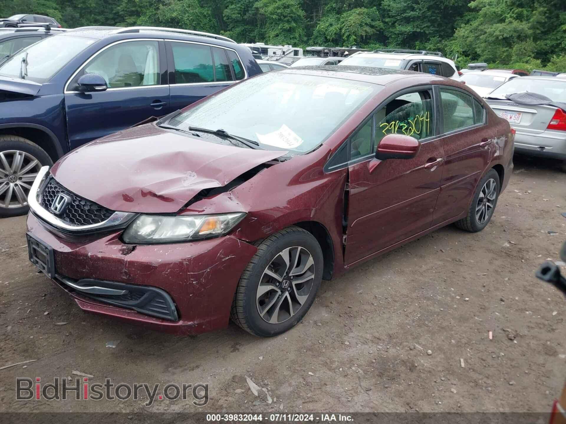 2015 HONDA CIVIC - VIN: 2HGFB2F86FH505902 - Фото 2